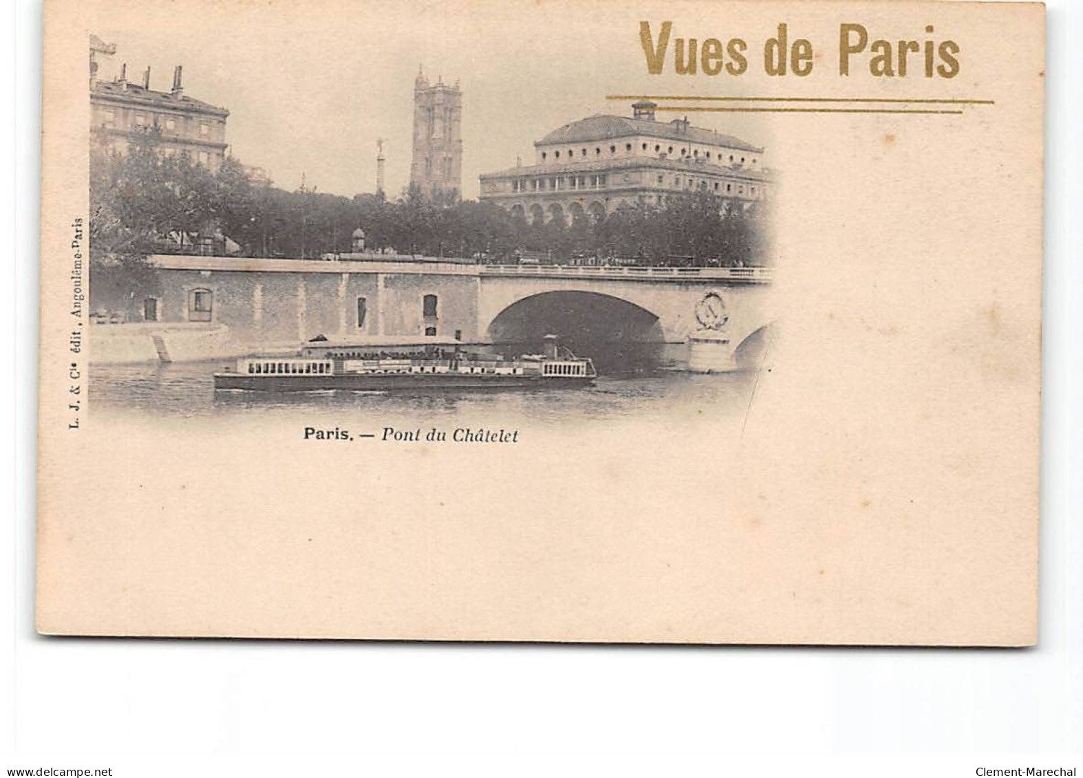 PARIS - Vues De Paris - Pont Du Châtelet - Très Bon état - Ponts