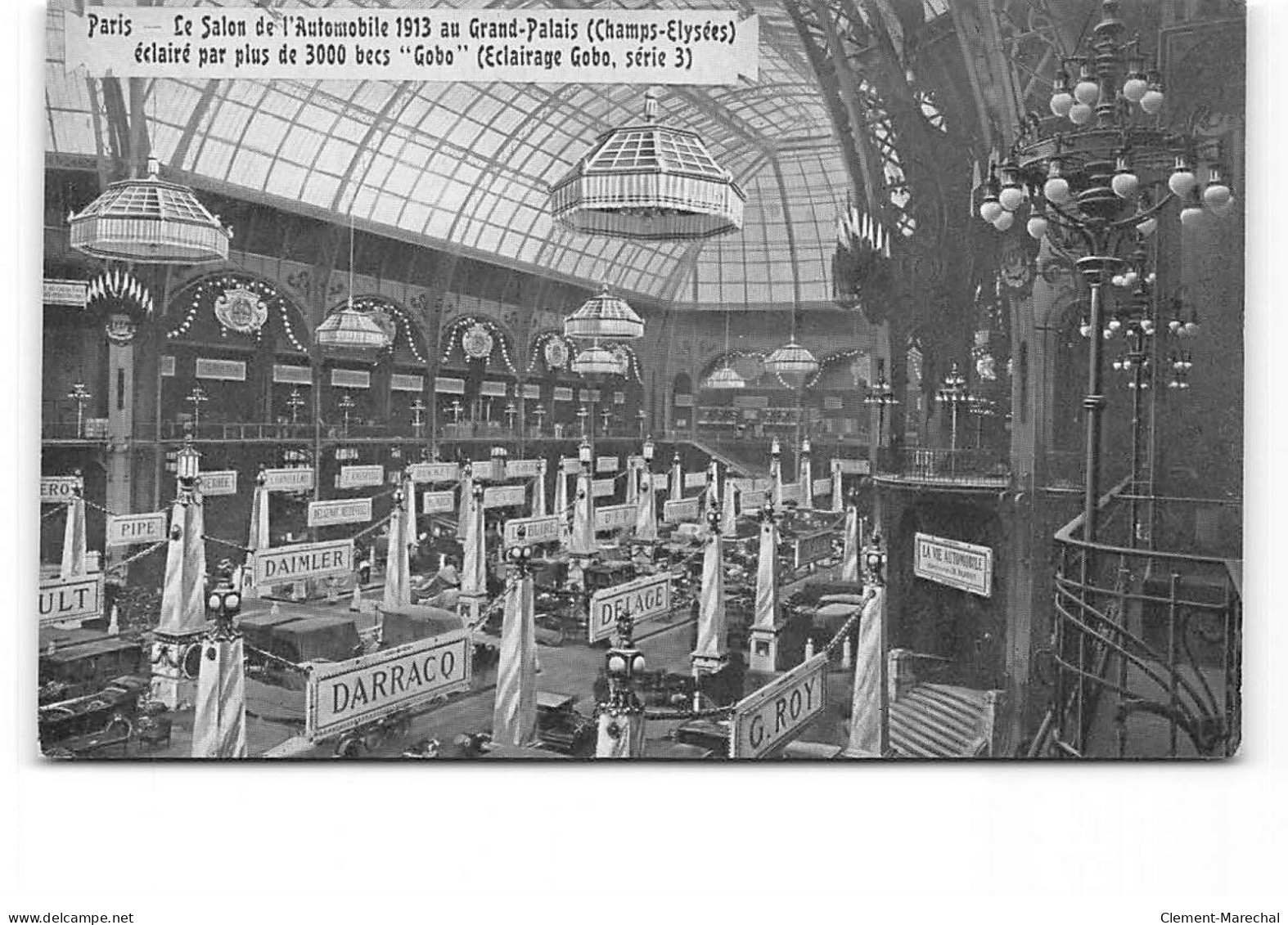 PARIS - Le Salon De L'Automobile 1913 Au Grand Palais - Très Bon état - Autres Monuments, édifices