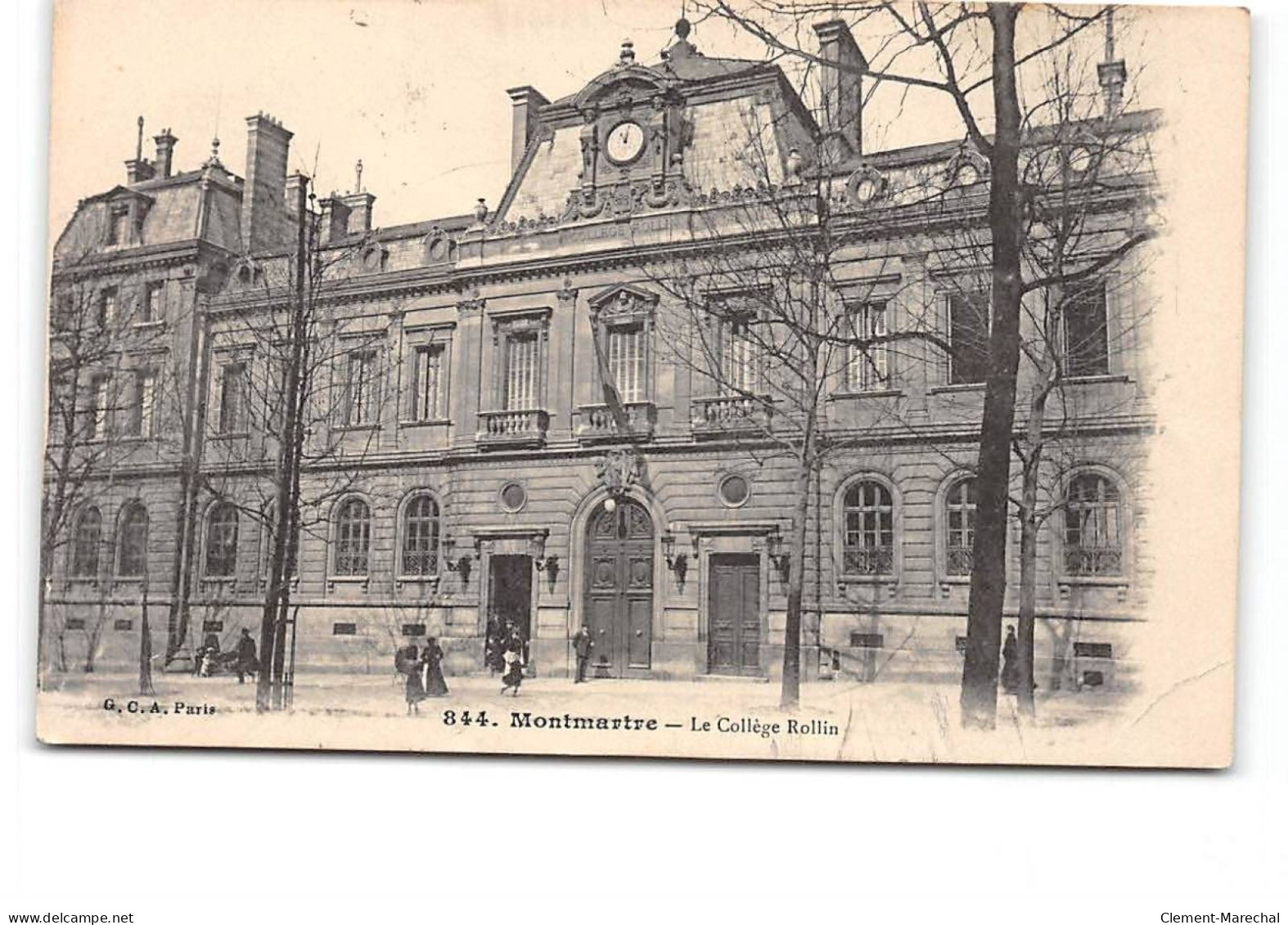 PARIS - Montmartre - Le Collège Rollin - Très Bon état - Arrondissement: 18