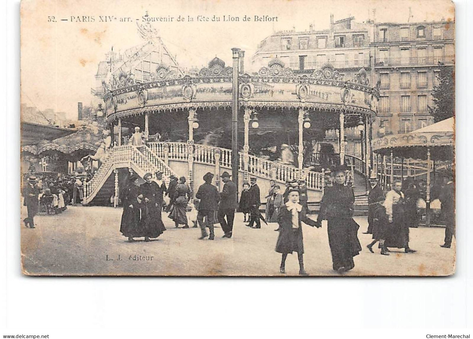 PARIS - Souvenir De La Fête Du Lion De Belfort - état - Paris (14)