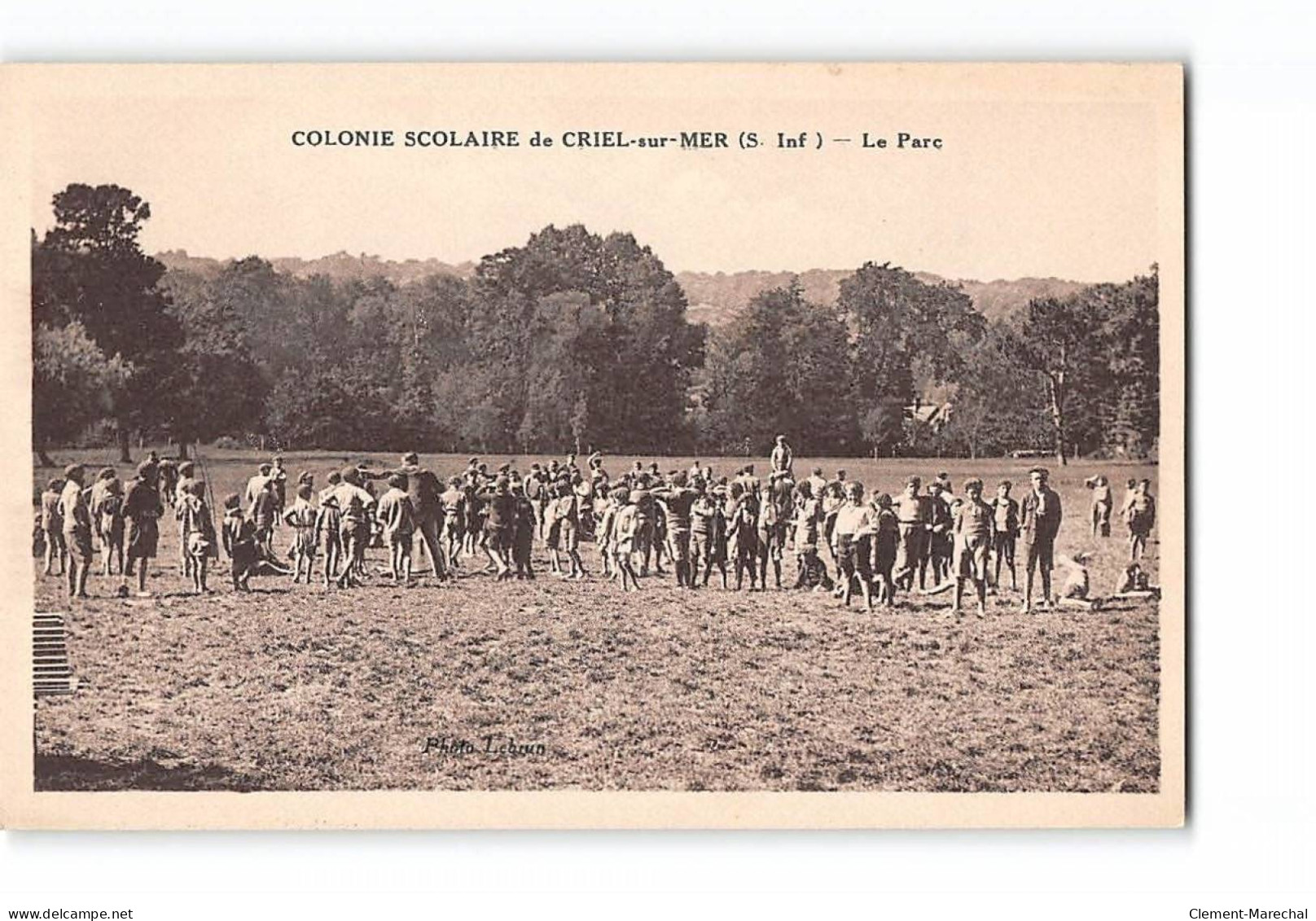 Colonie Scolaire De CRIEL SUR MER - Le Parc - Très Bon état - Criel Sur Mer