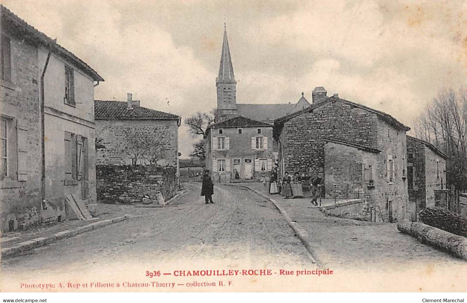 CHAMOUILLEY ROCHE - Rue Principale - Très Bon état - Autres & Non Classés