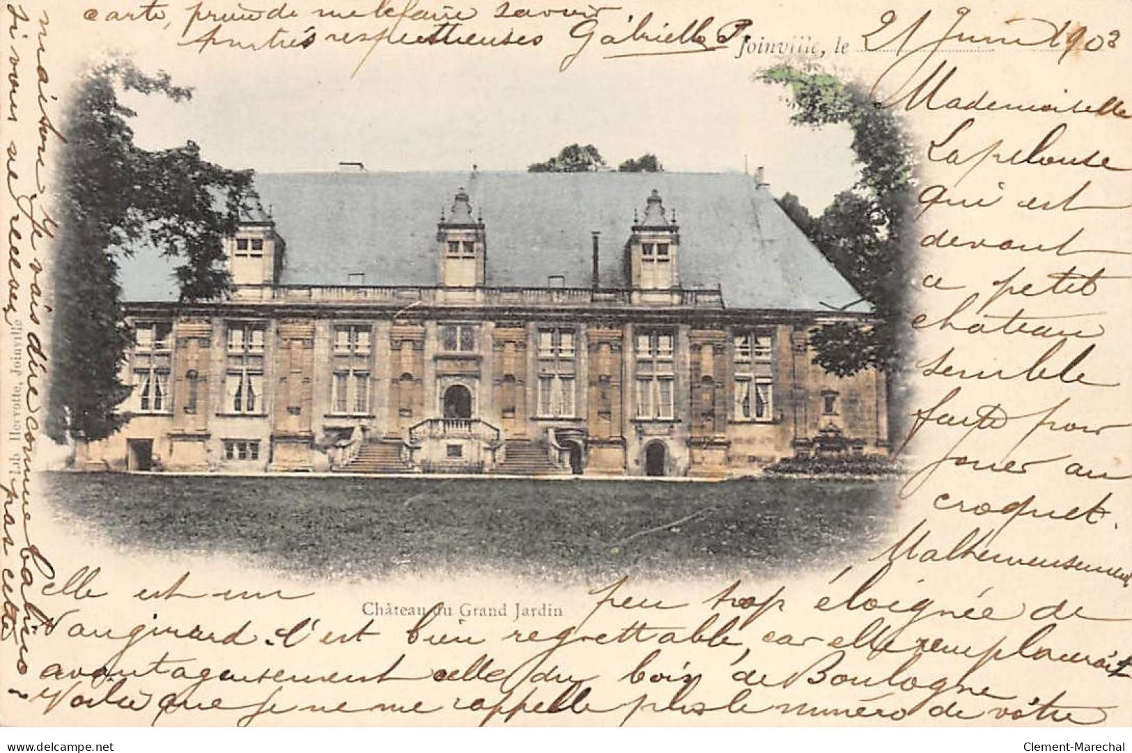 JOINVILLE - Château Du Grand Jardin - Très Bon état - Joinville