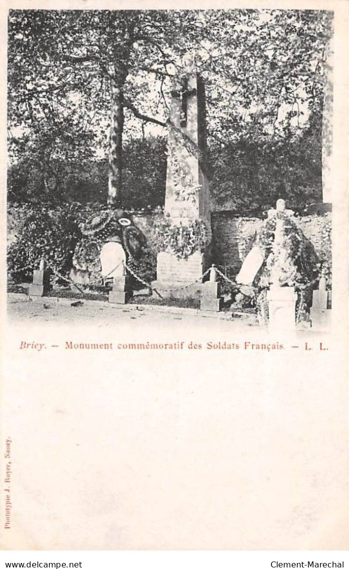 BRIEY - Monument Commémoratif Des Soldats Français - Très Bon état - Briey