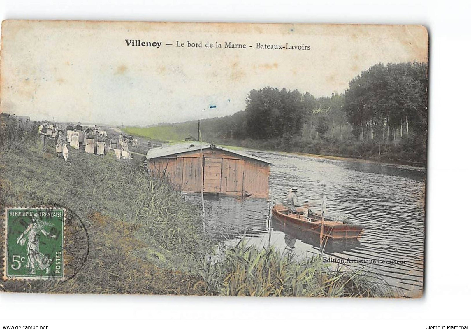 VILLENOY - Le Bord De La Marne - Bateaux Lavoirs - état - Villenoy