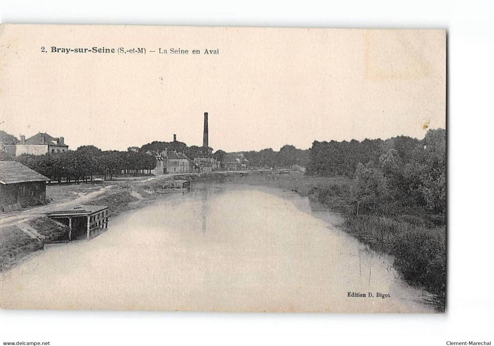 BRAY SUR SEINE - La Seine En Aval - Très Bon état - Bray Sur Seine