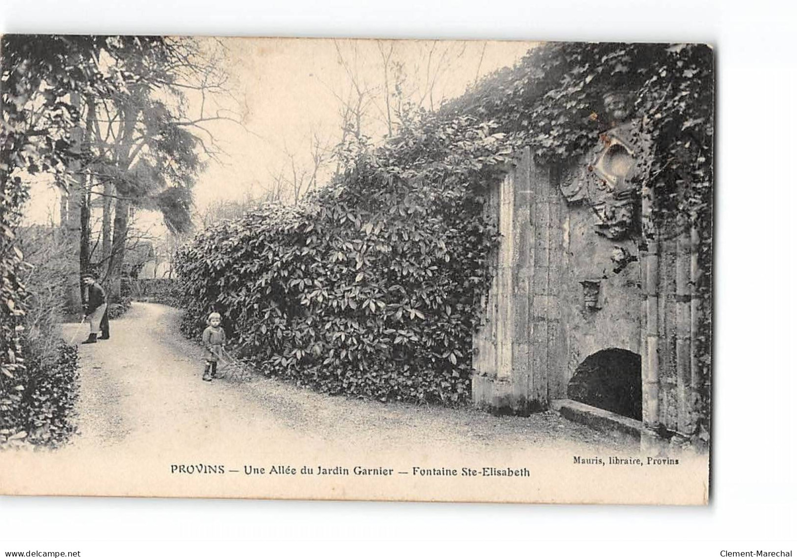 PROVINS - Une Allée Du Jardin Garnier - Fontaine Sainte Elisabeth - Très Bon état - Provins