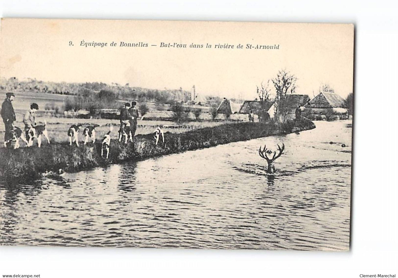 Equipage De Bonnelles - Bat L'eau Dans La Rivière De SAINT ARNOULD - Très Bon état - St. Arnoult En Yvelines