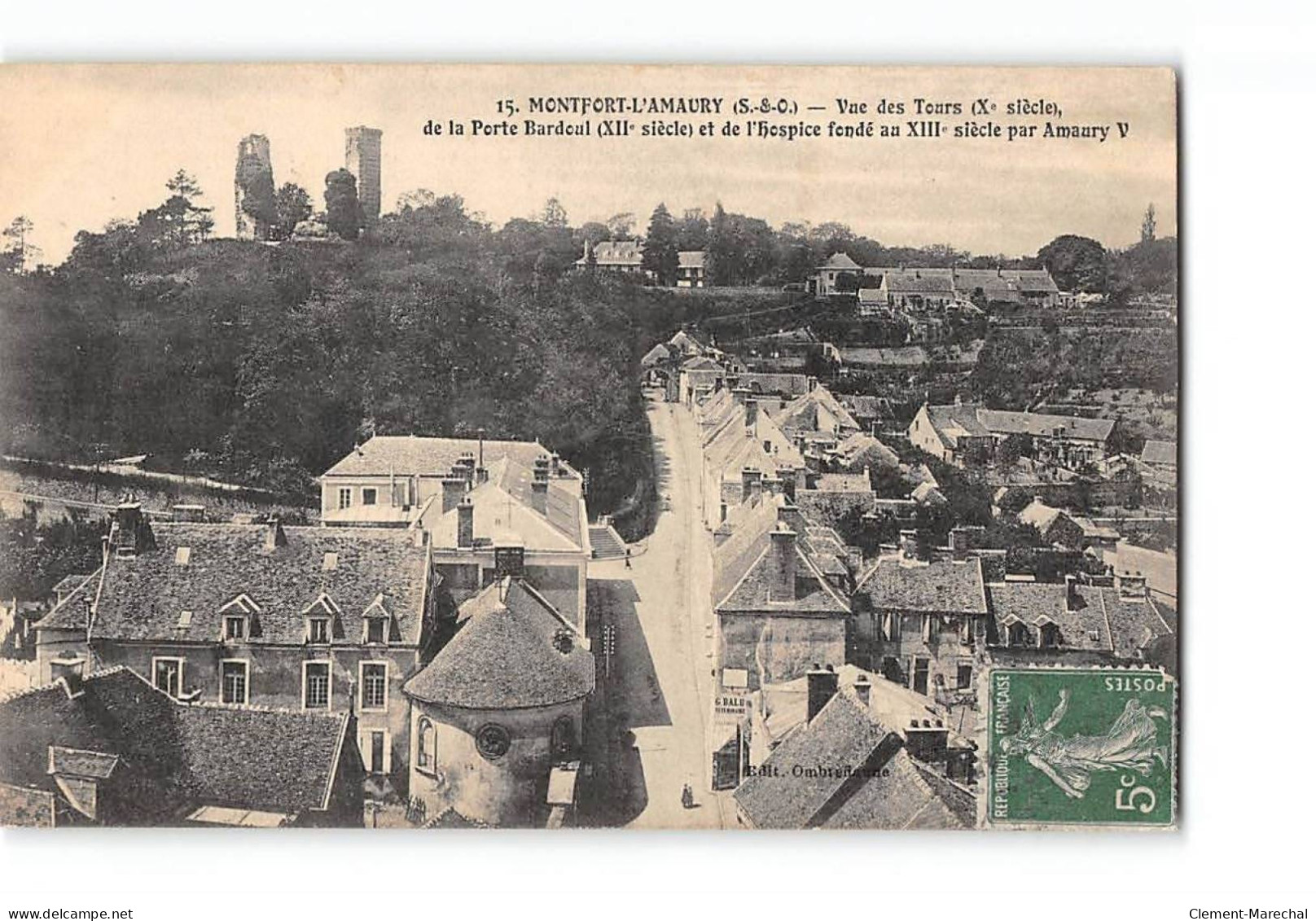 MONTFORT L'AMAURY - Vue Des Tours De La Porte Bardoul - Très Bon état - Montfort L'Amaury