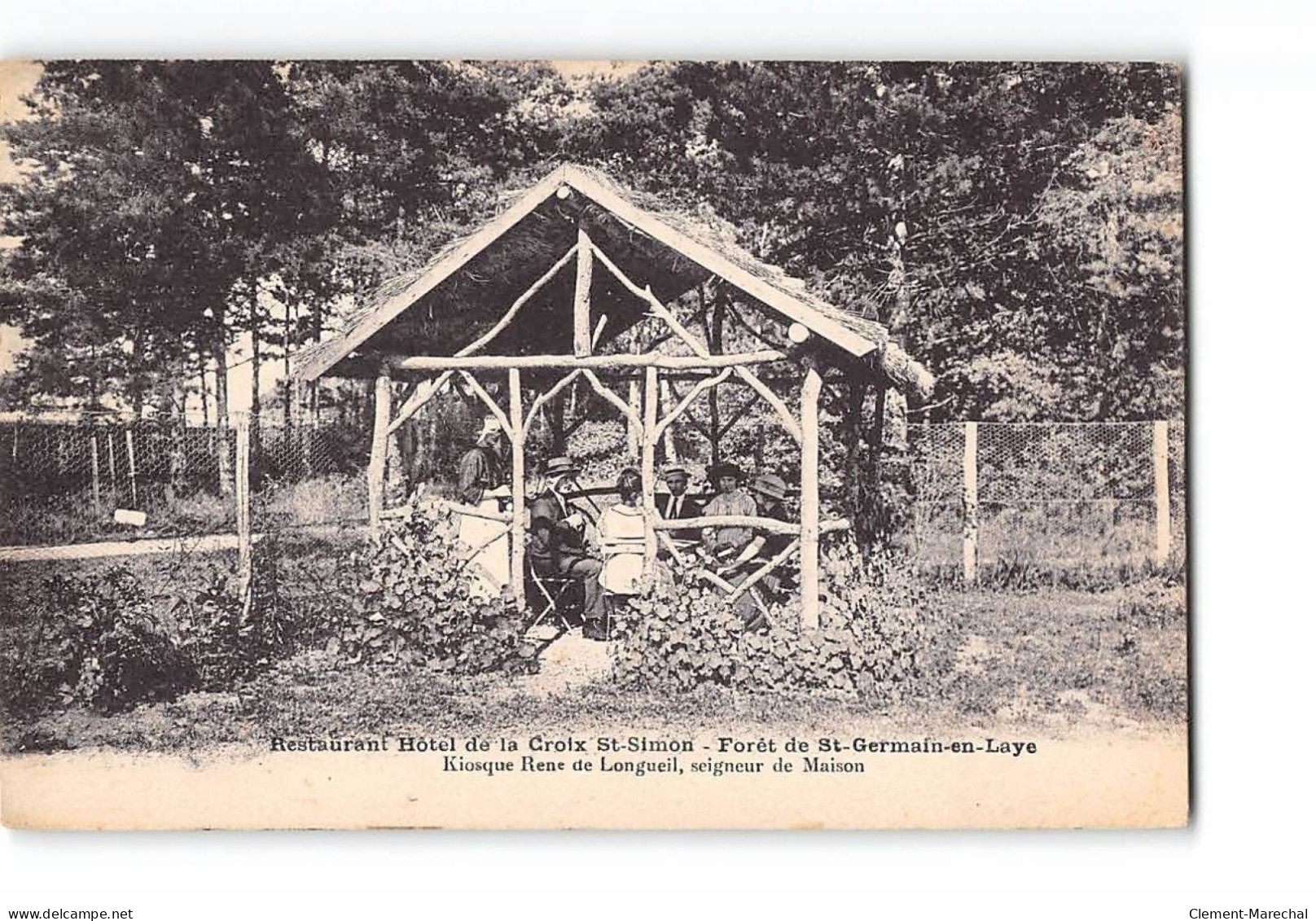 Forêt De SAINT GERMAIN EN LAYE - Restaurant Hôtel De La Croix Simon - Très Bon état - St. Germain En Laye