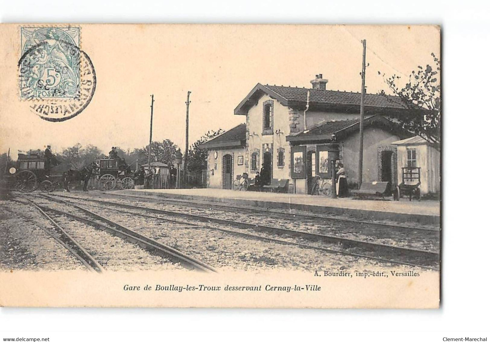 Gare De BOULLAY LES TROUX Desservant CERNAY LA VILLE - état - Autres & Non Classés
