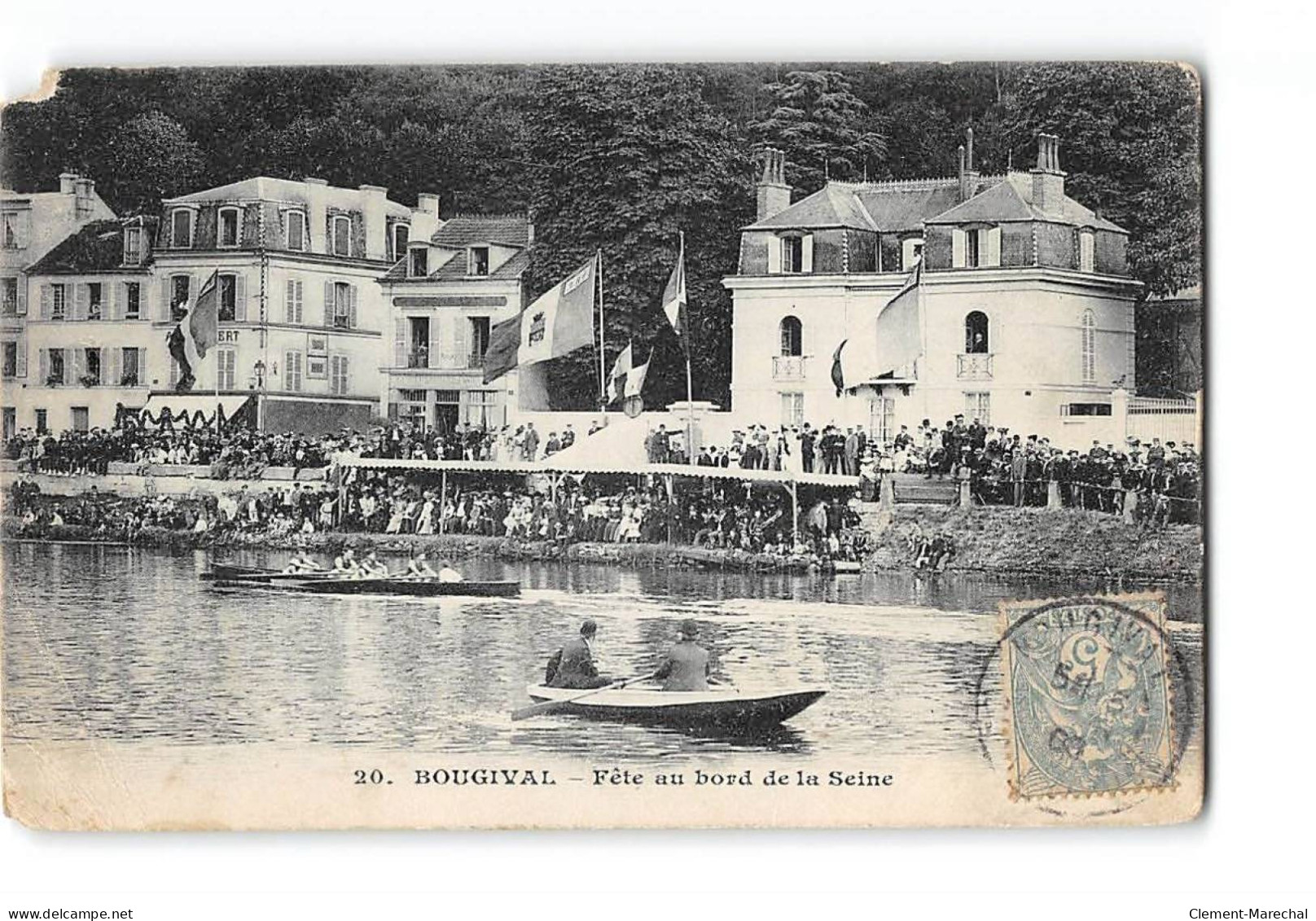 BOUGIVAL - Fête Au Bord De La Seine - état - Bougival