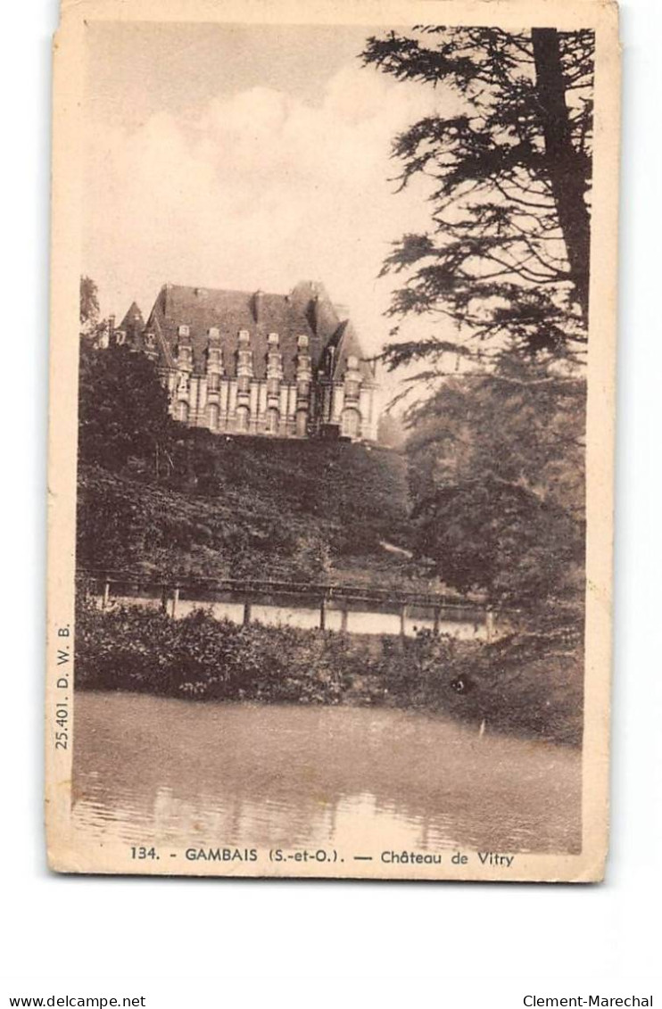 GAMBAIS - Château De Vitry - état - Andere & Zonder Classificatie