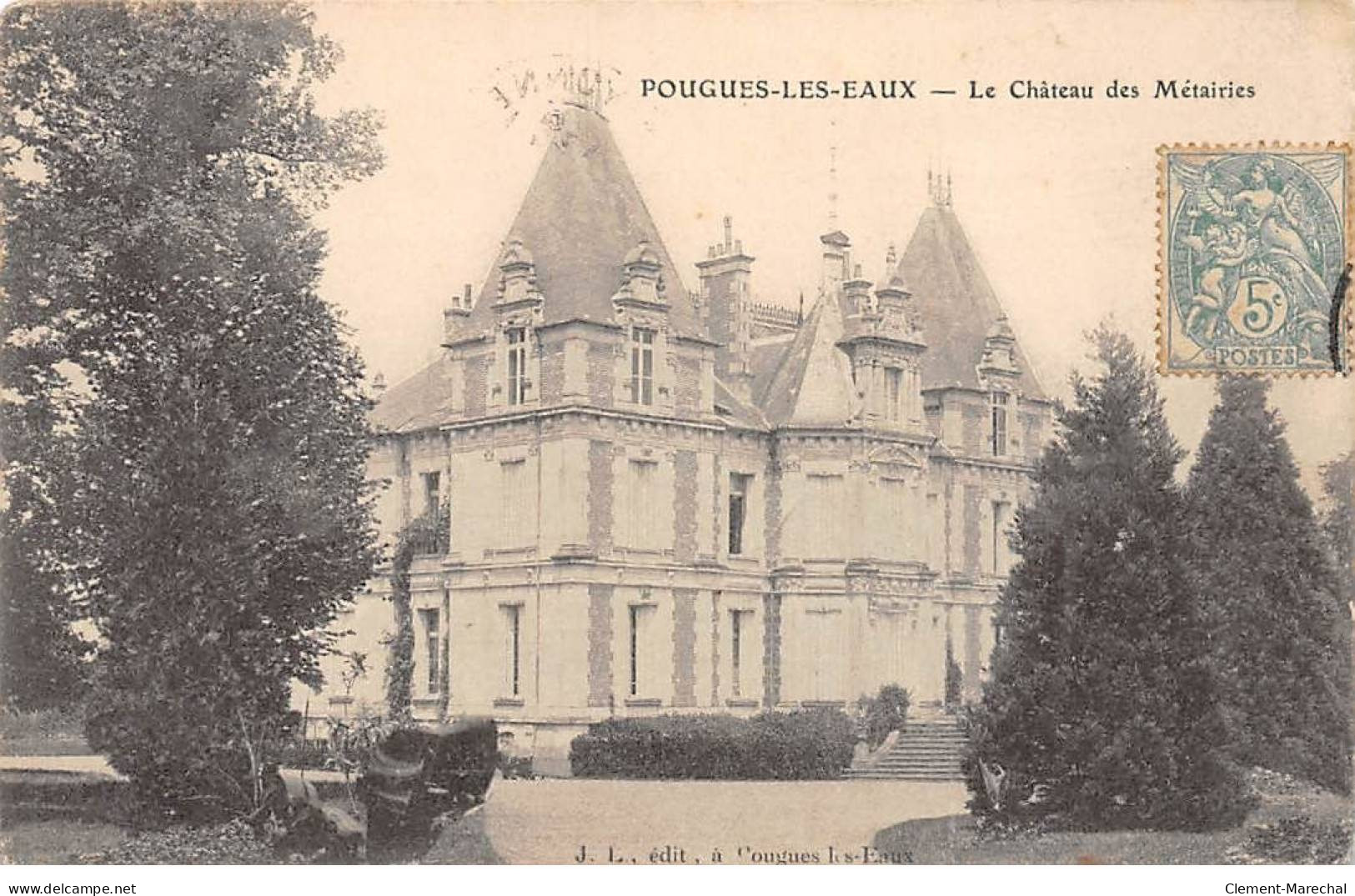 POUGUES LES EAUX - Le Château Des Métairies - Très Bon état - Pougues Les Eaux