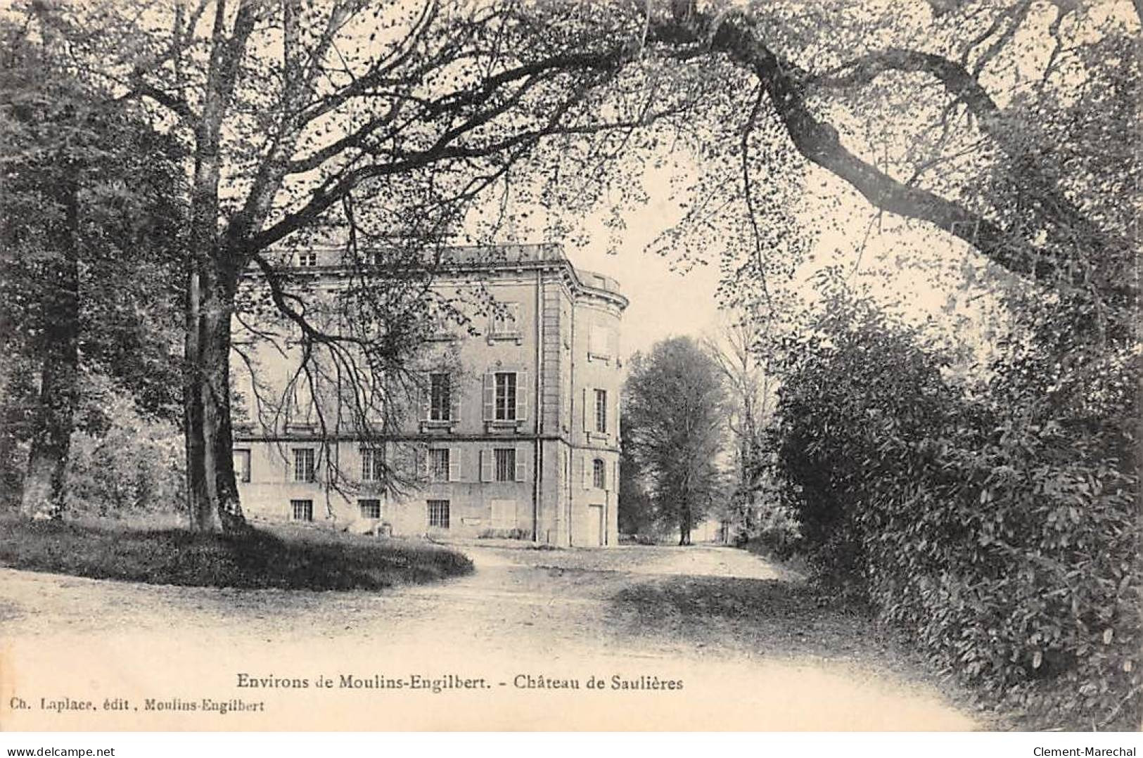 Environs De MOULINS ENGILBERT - Château De SAULIERES - Très Bon.état - Sonstige & Ohne Zuordnung