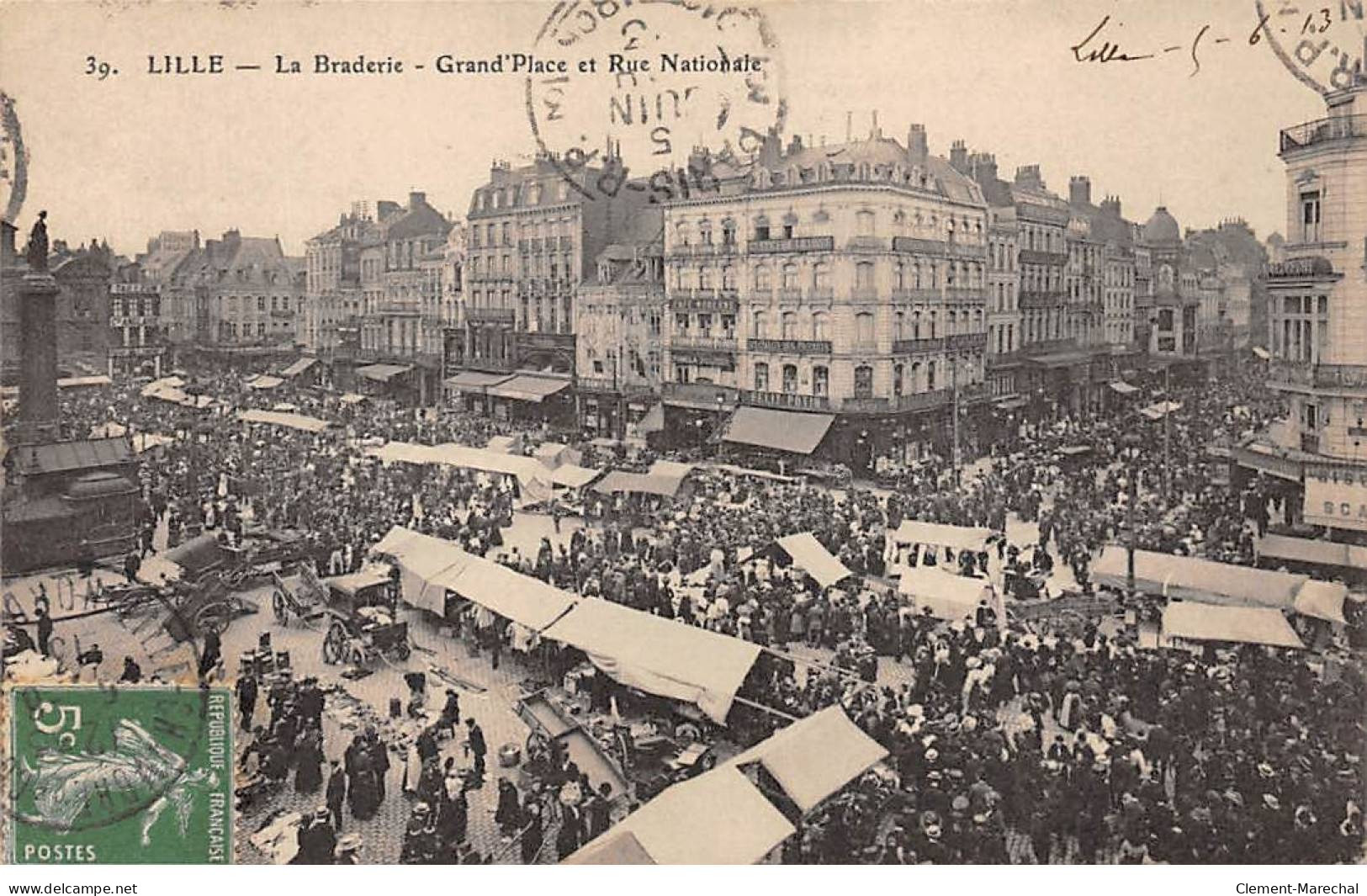 LILLE - La Braderie - Grand Place Et Rue Nationale - Très Bon état - Lille