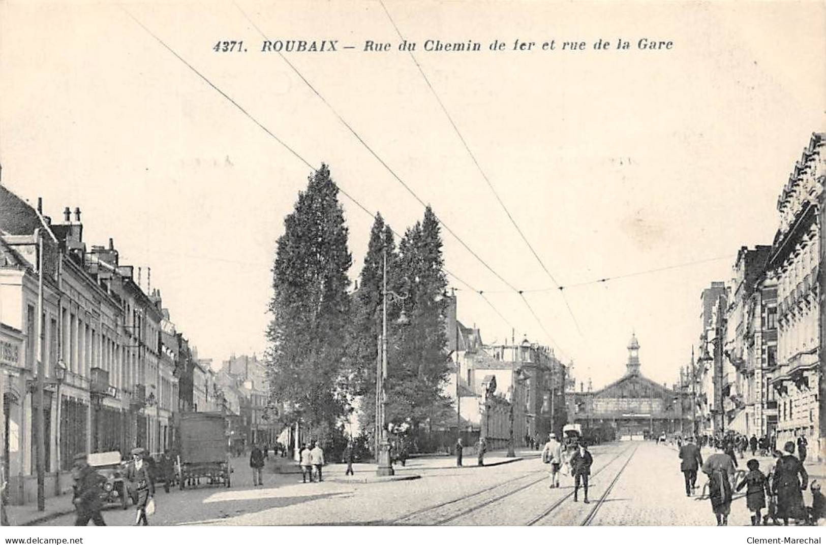 ROUBAIX - Rue Du Chemin De Fer Et Rue De La Gare - Très Bon état - Roubaix