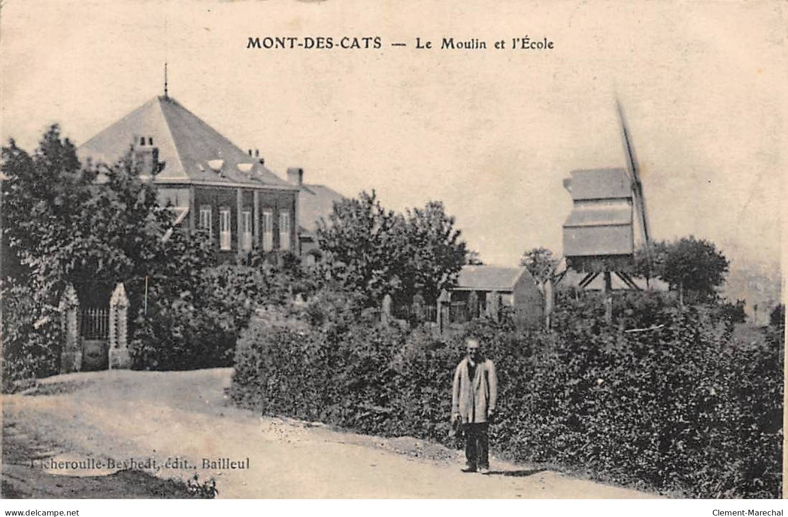 MONT DES CATS - Le Moulin Et L'Ecole - Très Bon état - Other & Unclassified