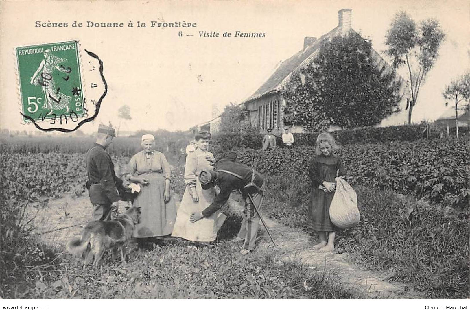 Scènes De Douane à La Frontière - Visite De Femmes Très Bon état - Other & Unclassified