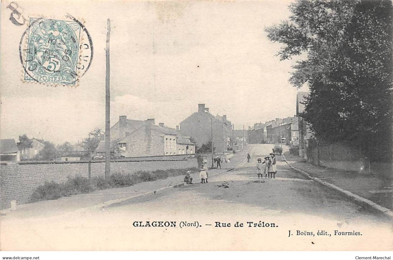 GLAGEON - Rue De Trélon - Très Bon état - Other & Unclassified