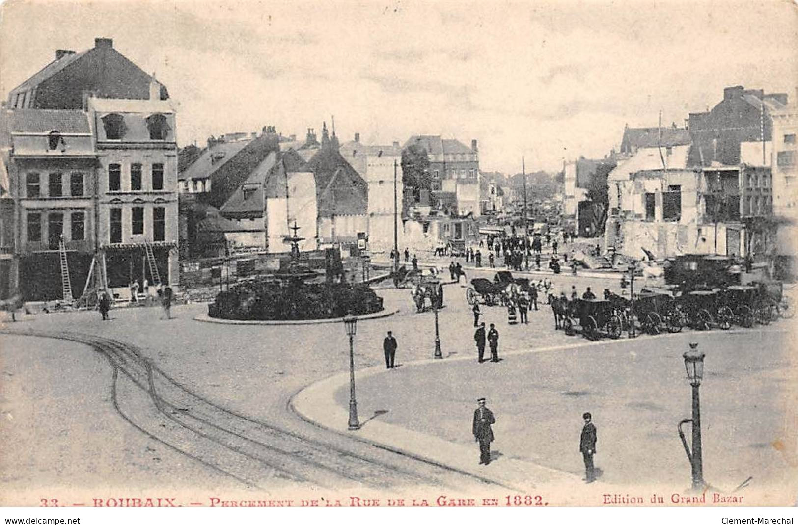 ROUBAIX - Percement De La Rue De La Gare En 1882 - Très Bon état - Roubaix