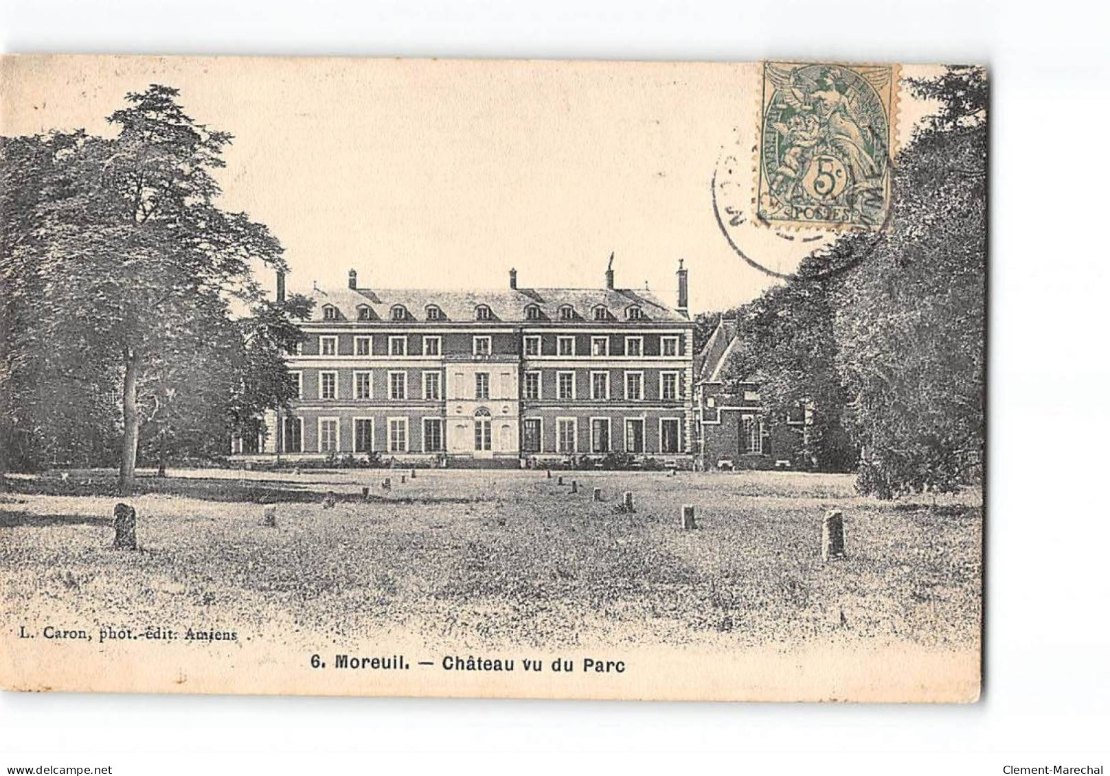 MOREUIL - Château Vu Du Parc - Très Bon état - Sonstige & Ohne Zuordnung