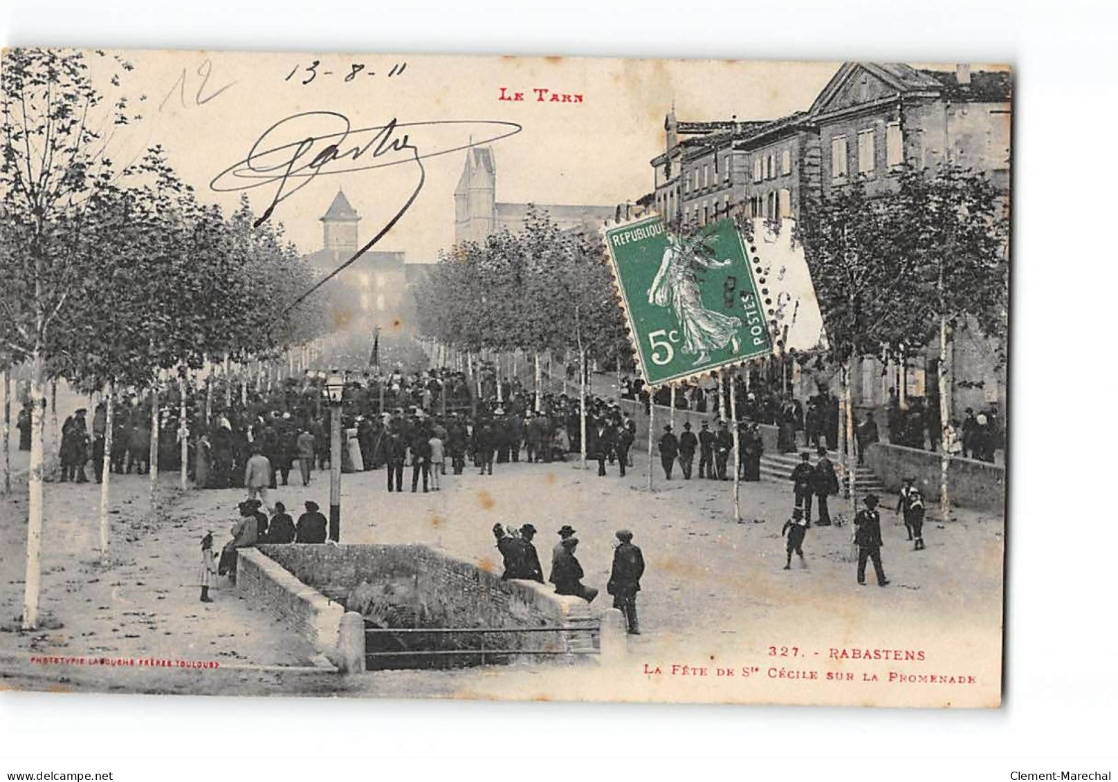 RABASTENS - La Fête De Sainte Cécile Sur La Promenade - Très Bon état - Rabastens