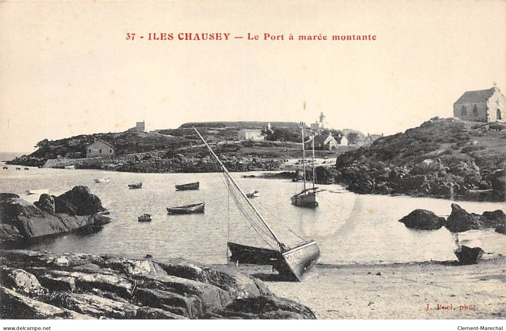 ILES CHAUSEY - Le Port à Marée Montante - Très Bon état - Autres & Non Classés