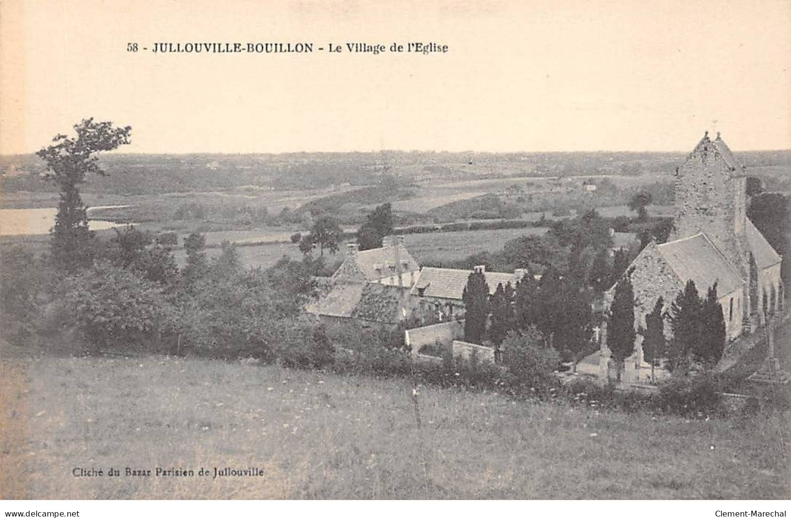 JULLOUVILLE - BOUILLON - Le Village De L'Eglise - Très Bon état - Autres & Non Classés