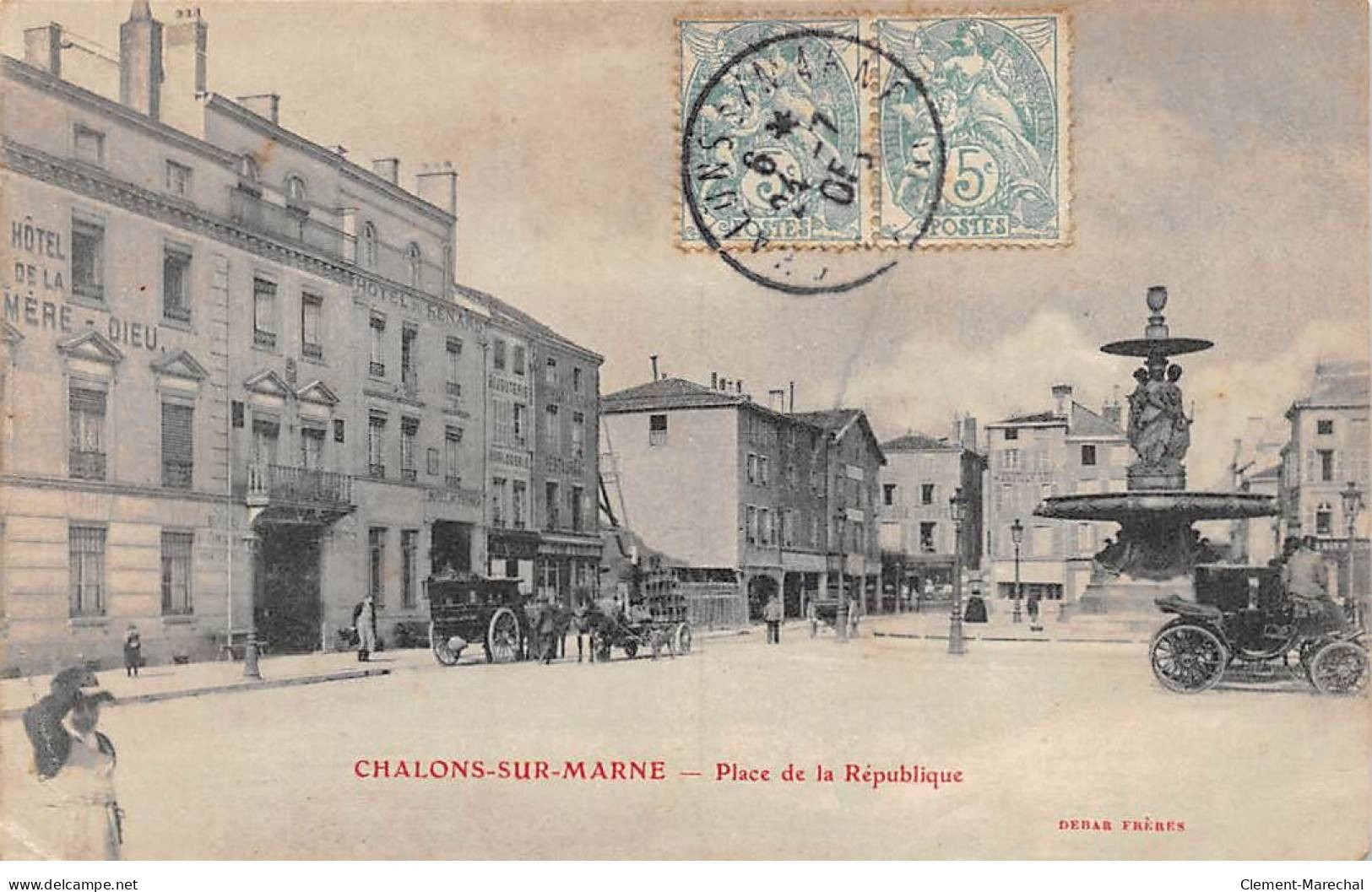 CHALONS SUR MARNE - Place De La République - Très Bon état - Châlons-sur-Marne