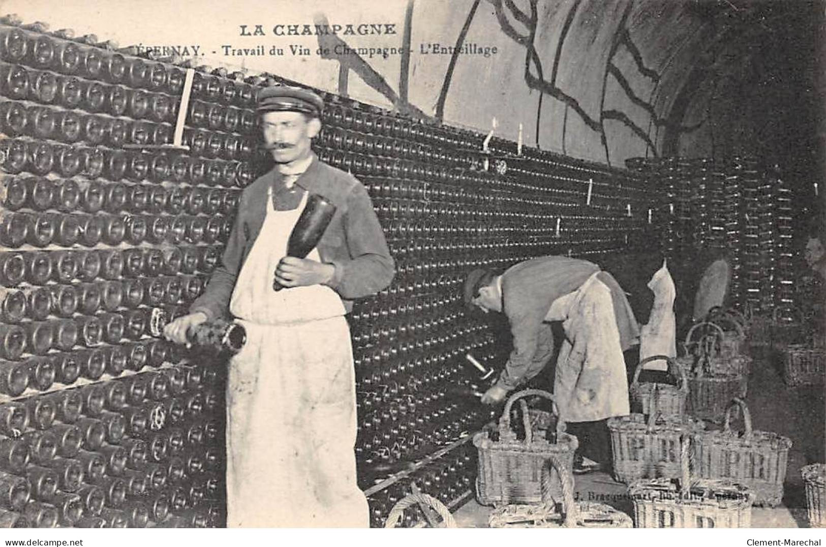 EPERNAY - Travail Du Vin De Champagne - L'entreillage - Très Bon é Tat - Epernay