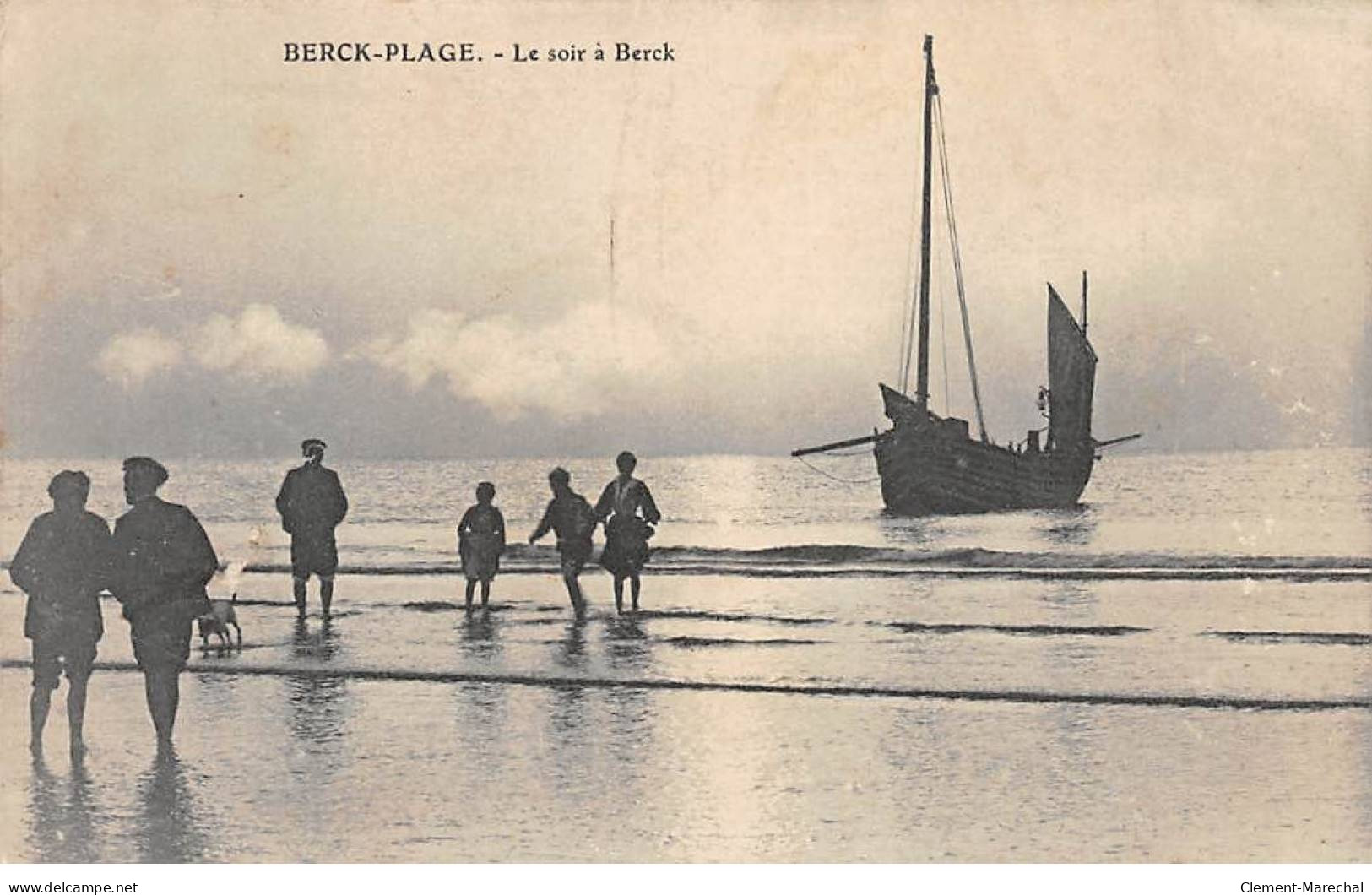 BERCK PLAGE - Le Soir à Berck - Très Bon état - Berck