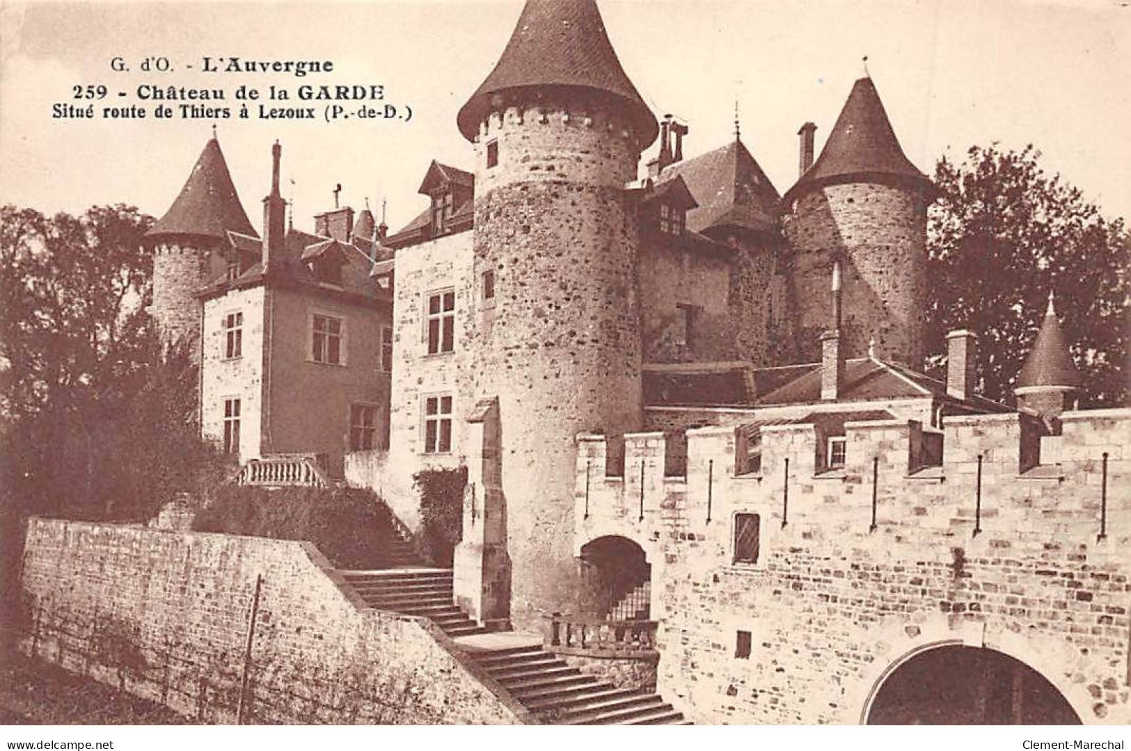 Château De LA GARDE - Très Bon état - Lezoux