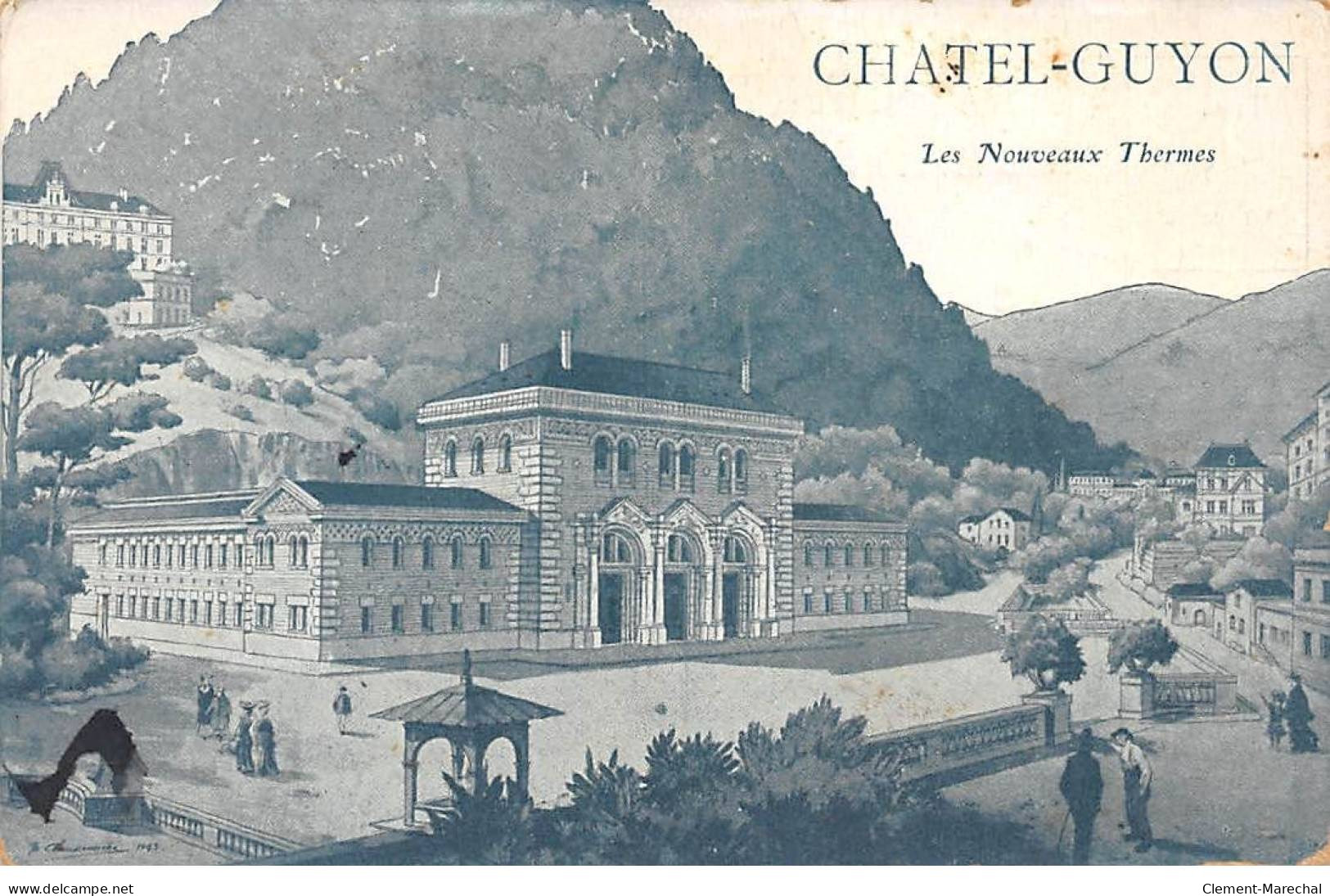 CHATEL GUYON - Les Nouveaux Thermes - état - Châtel-Guyon