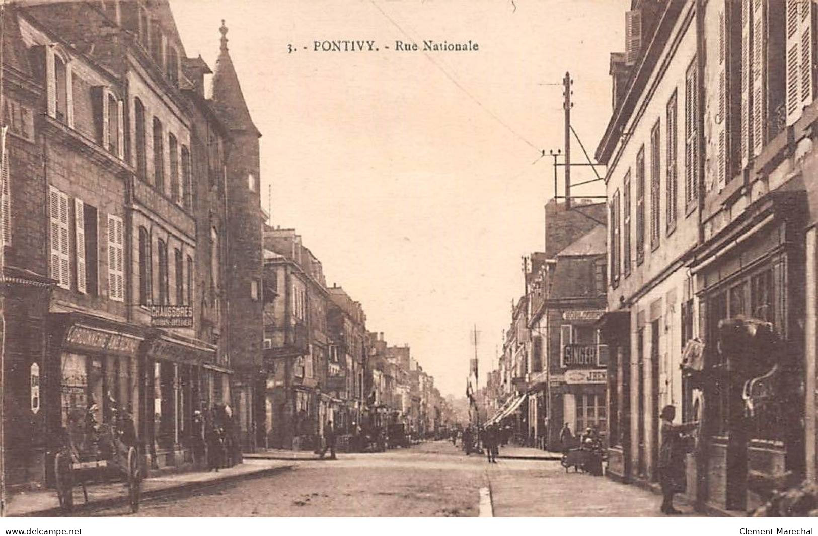 PONTIVY - Rue Nationale - Très Bon état - Pontivy
