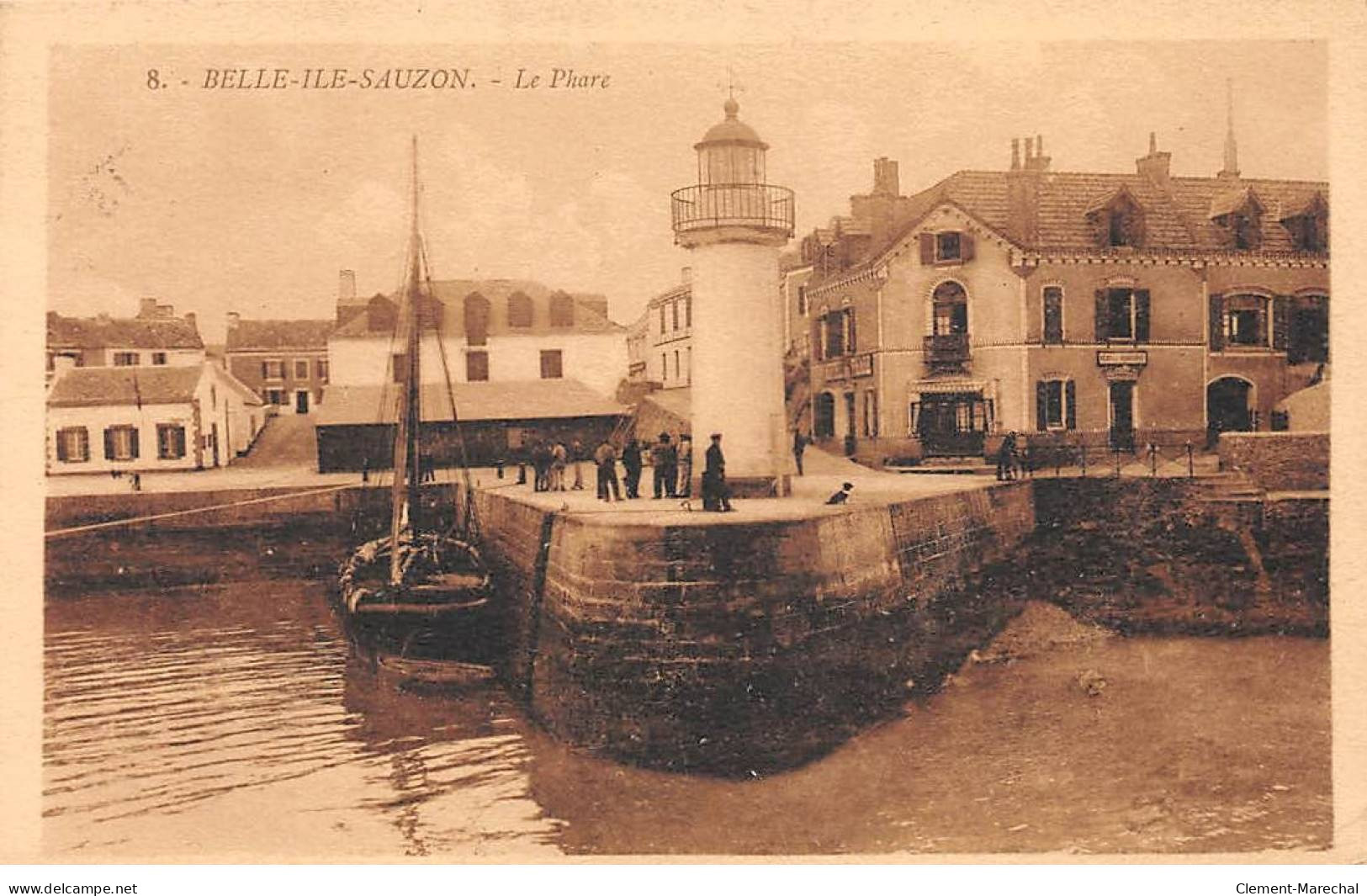 BELLE ILE SAUZON - Le Phare - Très Bon état - Belle Ile En Mer