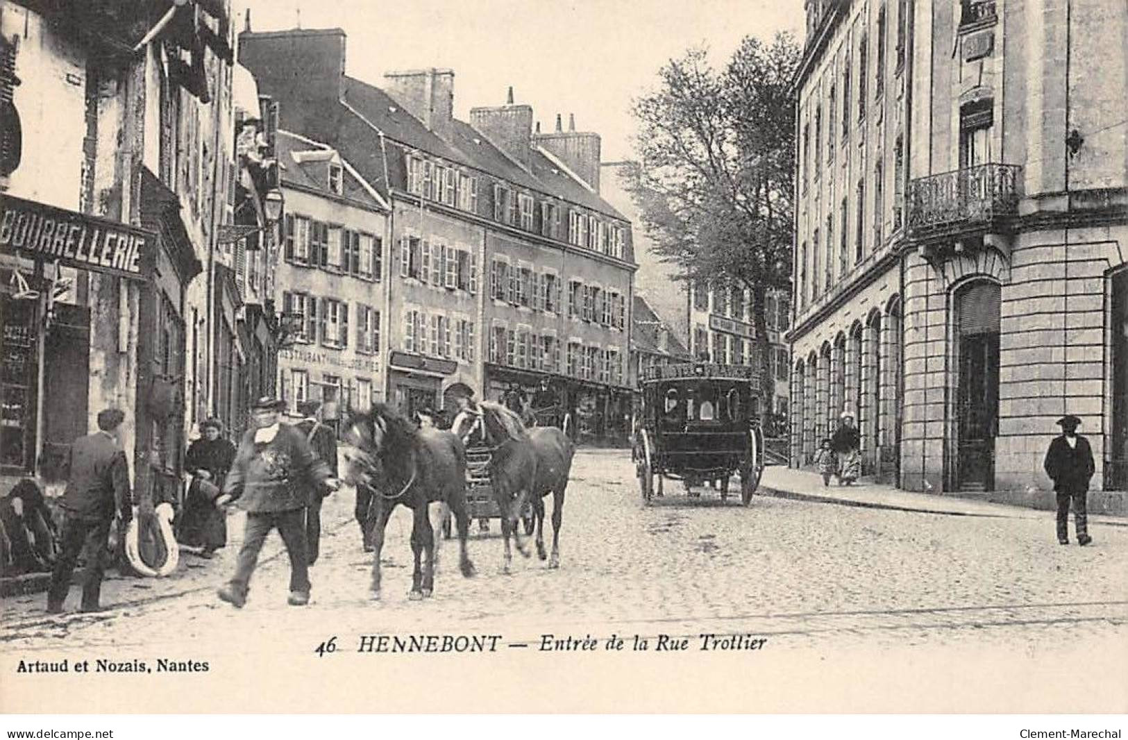 HENNEBONT - Entrée De La Rue Trottier - Très Bon état - Hennebont