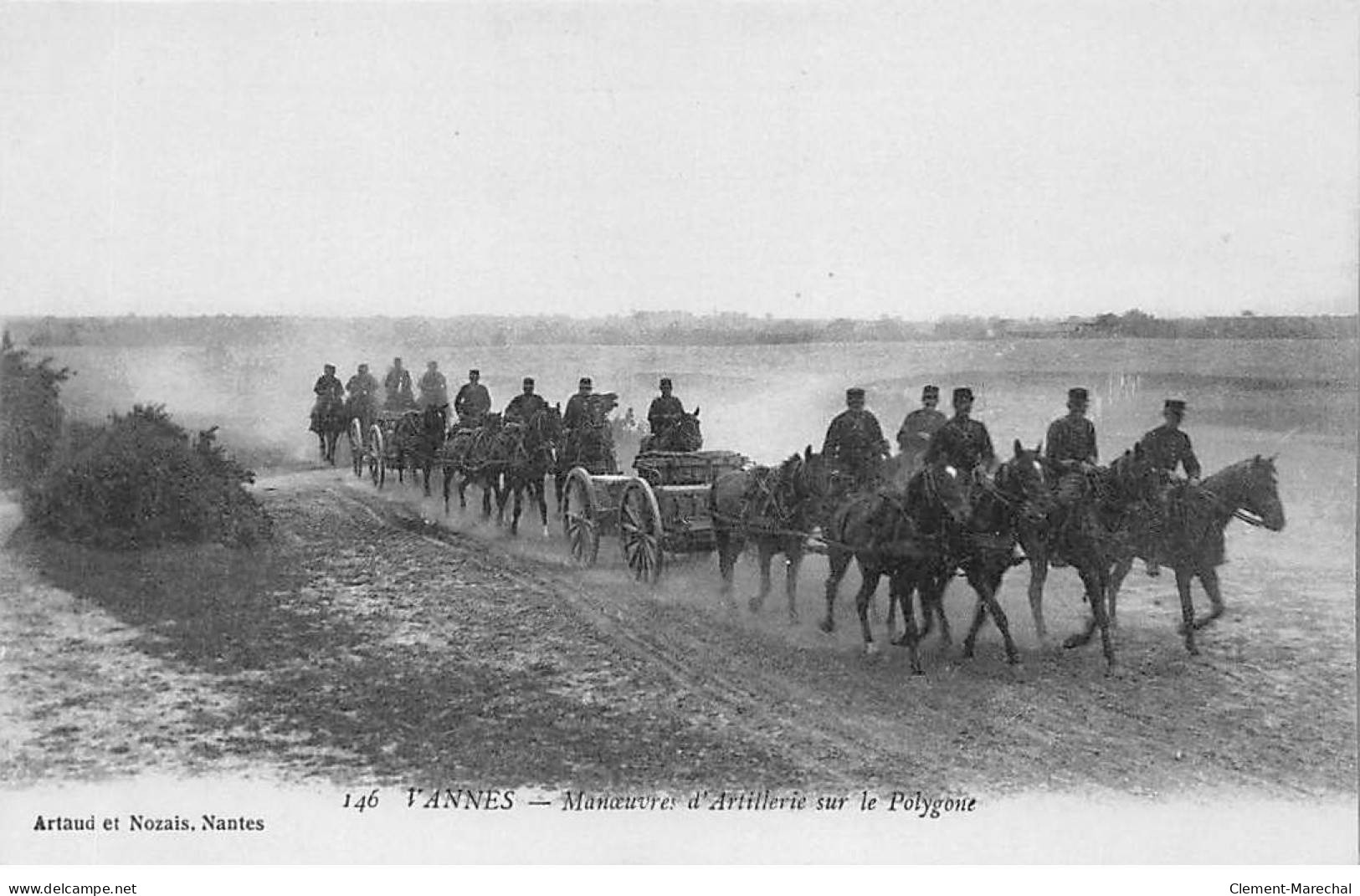 VANNES - Manoeuvres D'Artillerie Sur Le Polygone - Très Bon état - Vannes