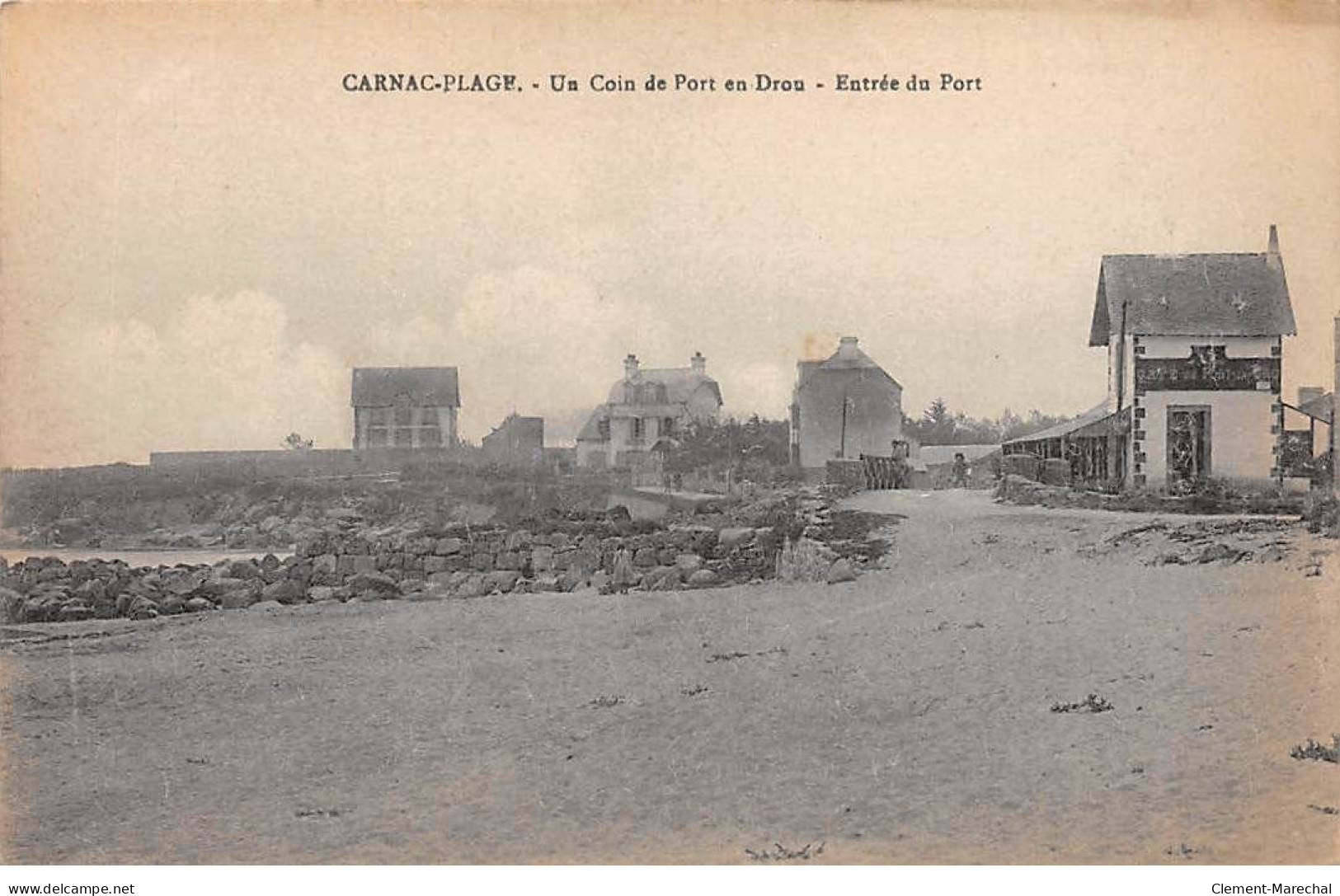 CARNAC PLAGE - Un Coin De Port En Drou - Entrée Du Port - Très Bon état - Carnac