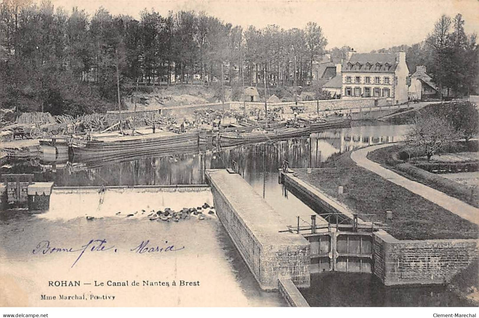 ROHAN - Le Canal De Nantes à Brest - Très Bon état - Rohan