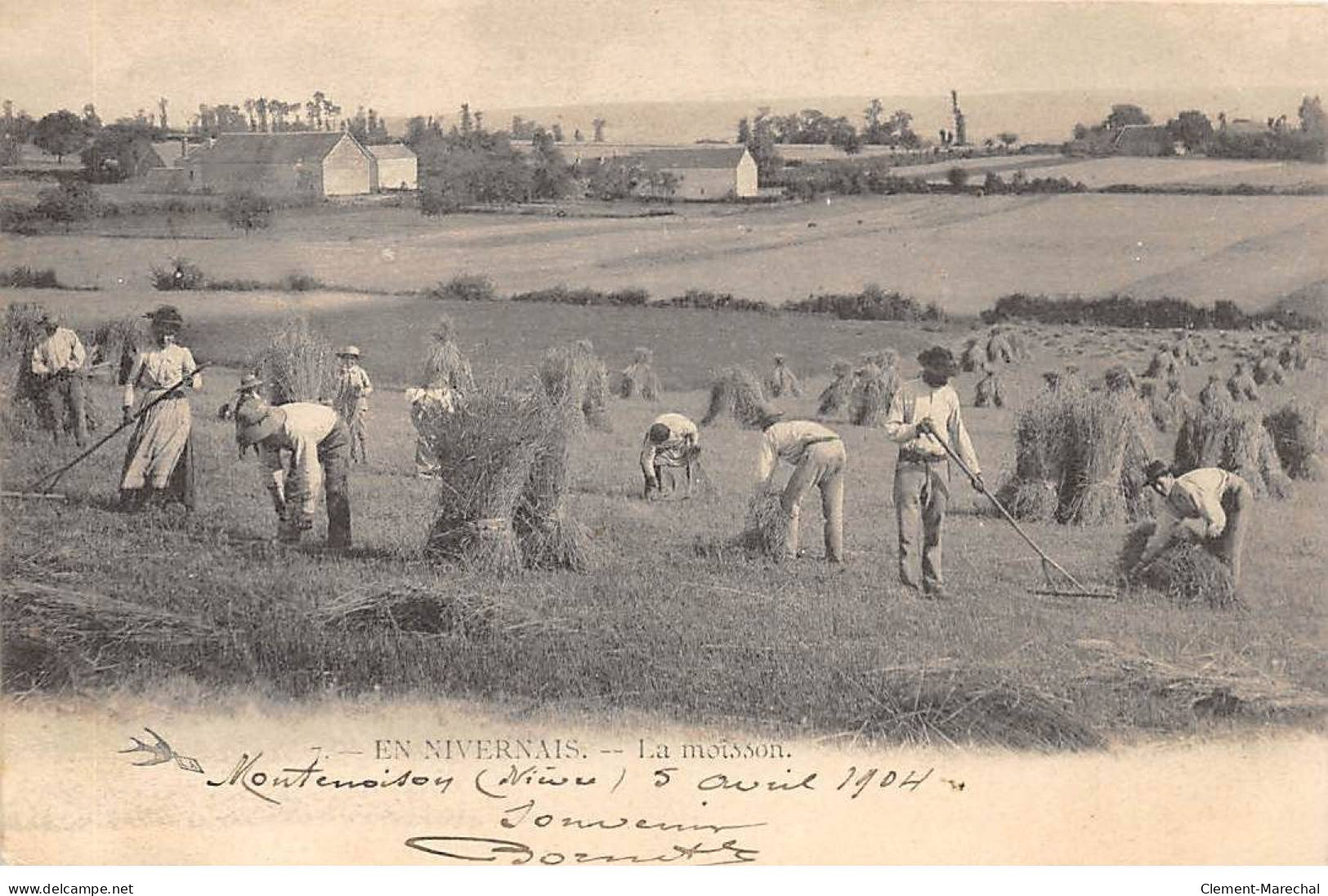 En Nivernais - La Moisson - Très Bon état - Sonstige & Ohne Zuordnung