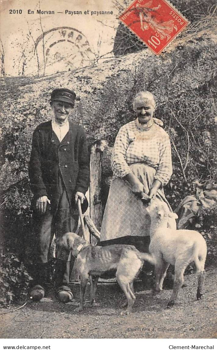 En Morvan - Paysan Et Paysanne - Très Bon état - Sonstige & Ohne Zuordnung