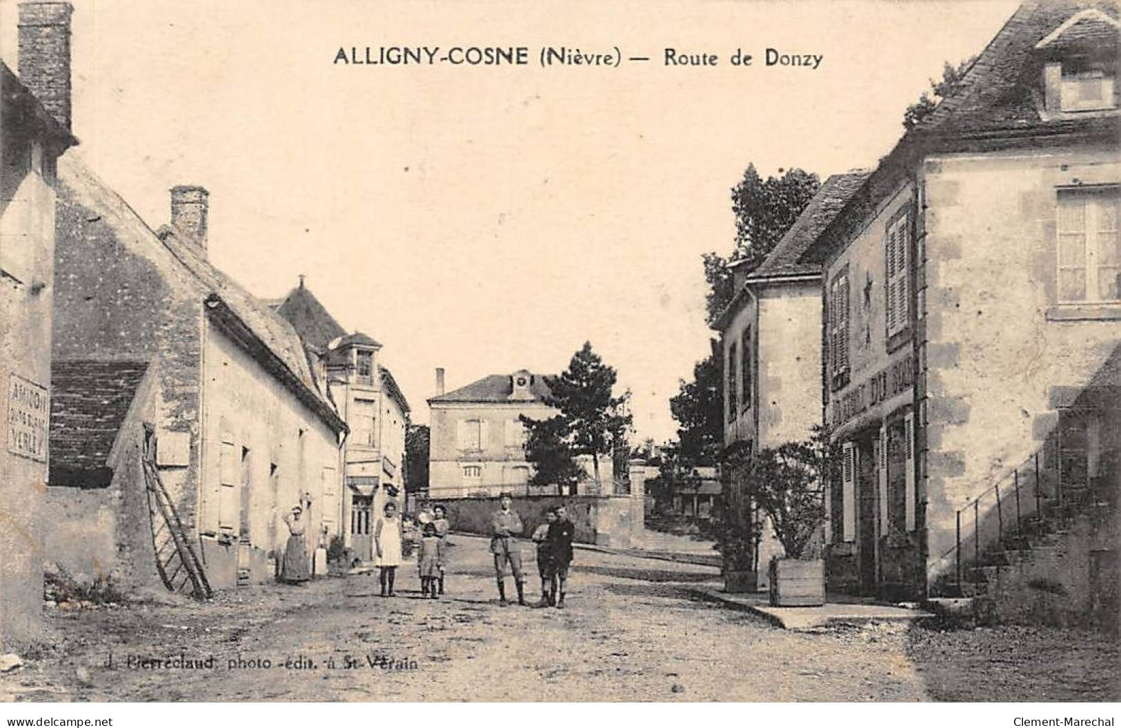 ALLIGNY COSNE - Route De Donzy - Très Bon état - Autres & Non Classés