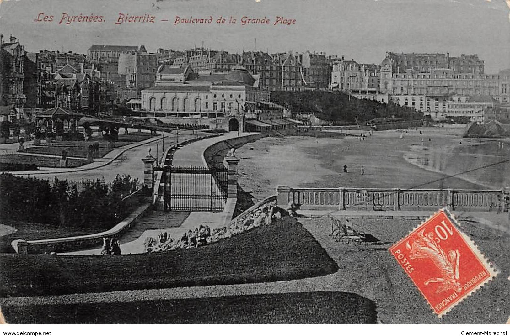 BIARRITZ - Boulevard De La Grande Plage - état - Biarritz