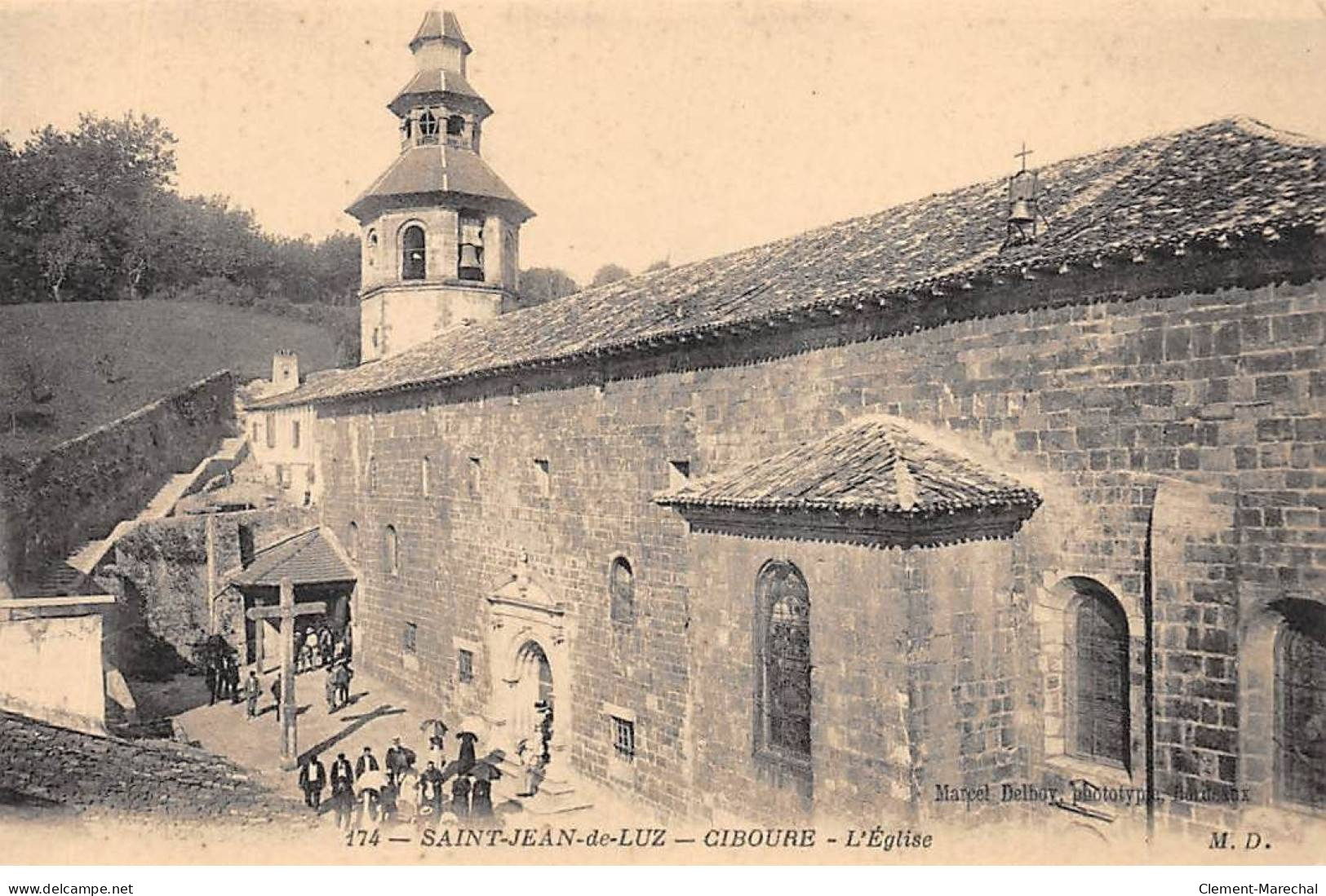 SAINT JEAN DE LUZ - CIBOURE - L'Eglise - Très Bon état - Ciboure