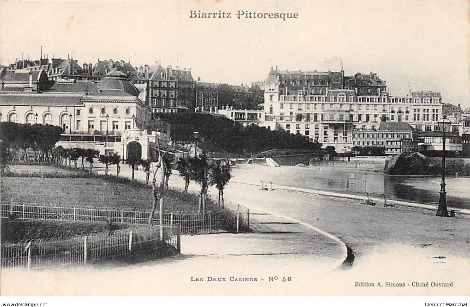 BIARRITZ Pittoresque - Les Deux Casinos - Très Bon état - Biarritz