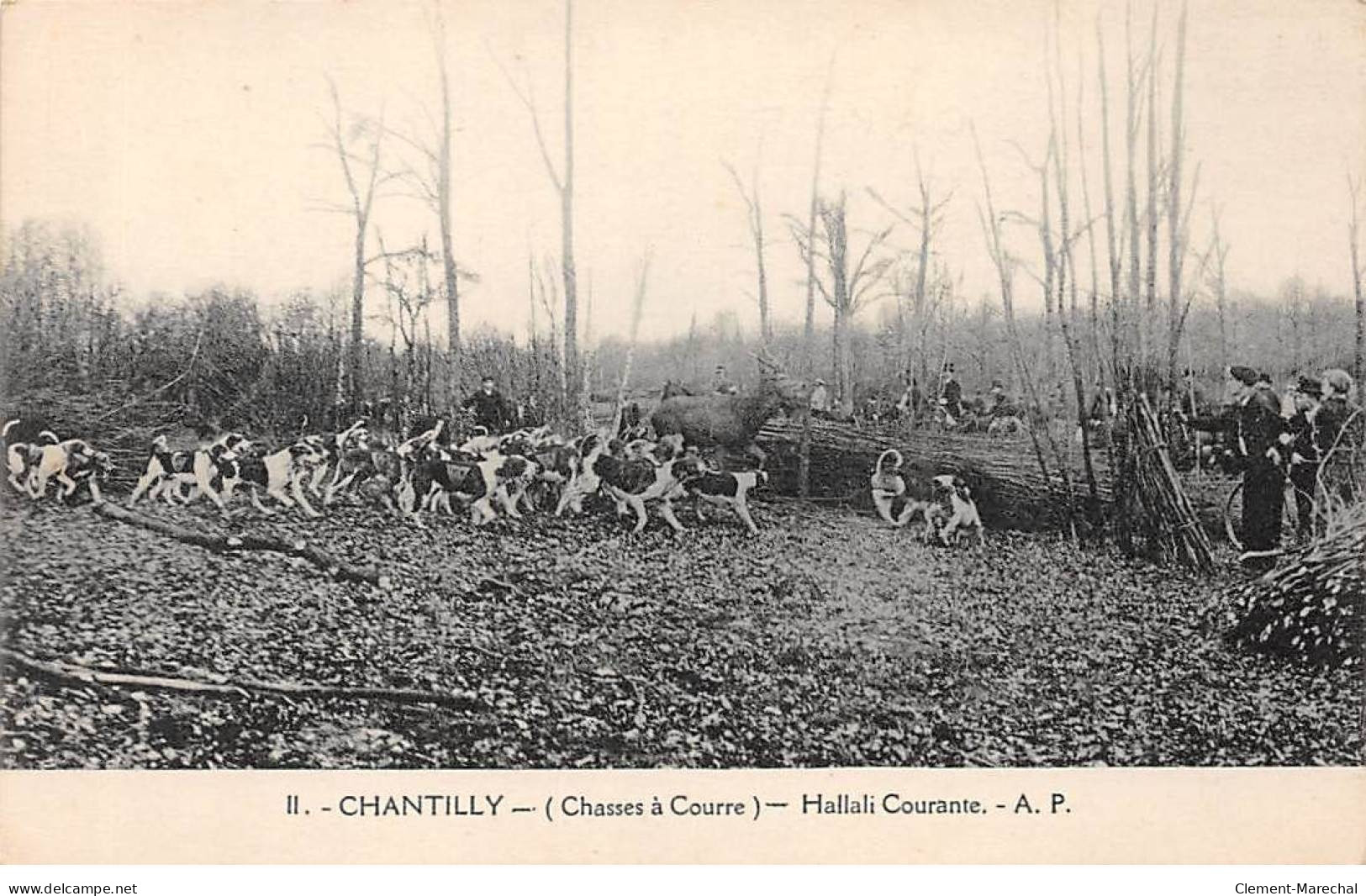 CHANTILLY - Chasse à Courre - Hallali Courante - Très Bon état - Chantilly