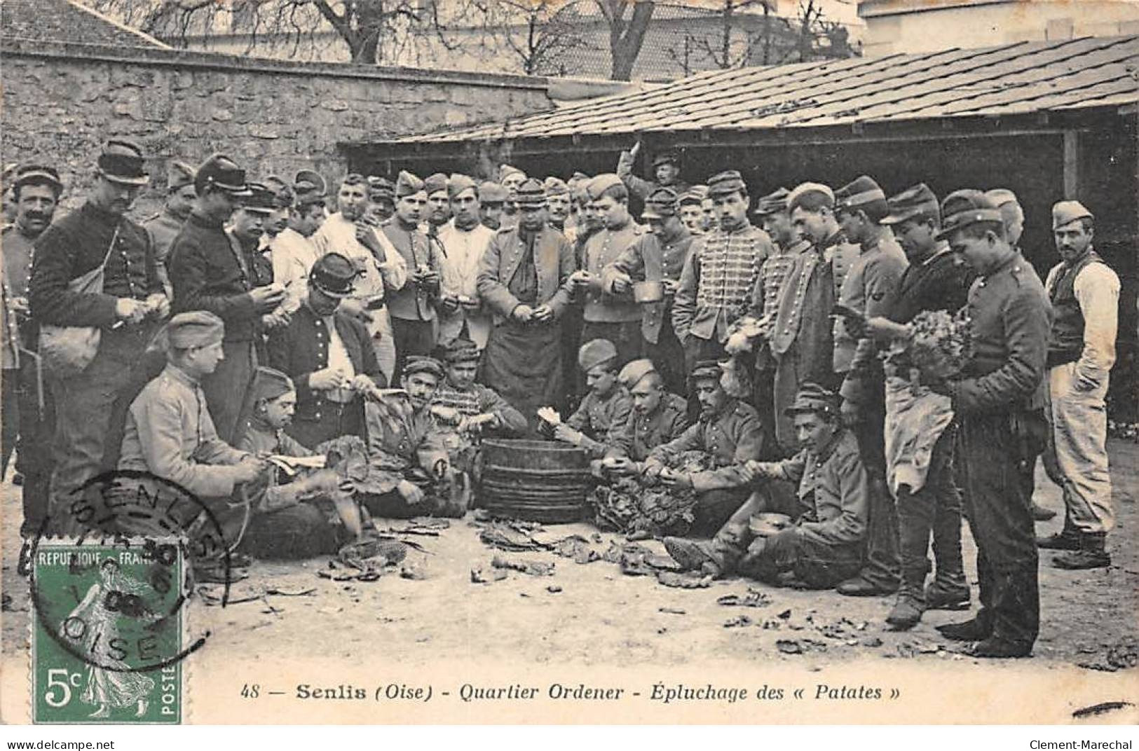 SENLIS - Quartier Ordener - Epluchage Des Patates - Très Bon état - Senlis