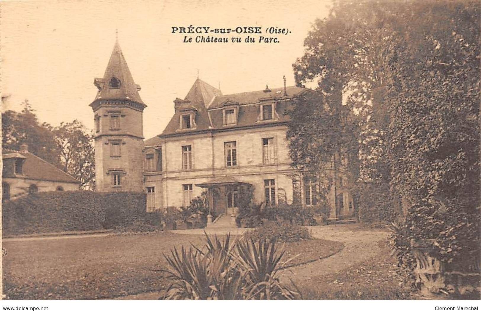 PRECY SUR OISE - Le Château Vu Du Parc - Très Bon état - Précy-sur-Oise