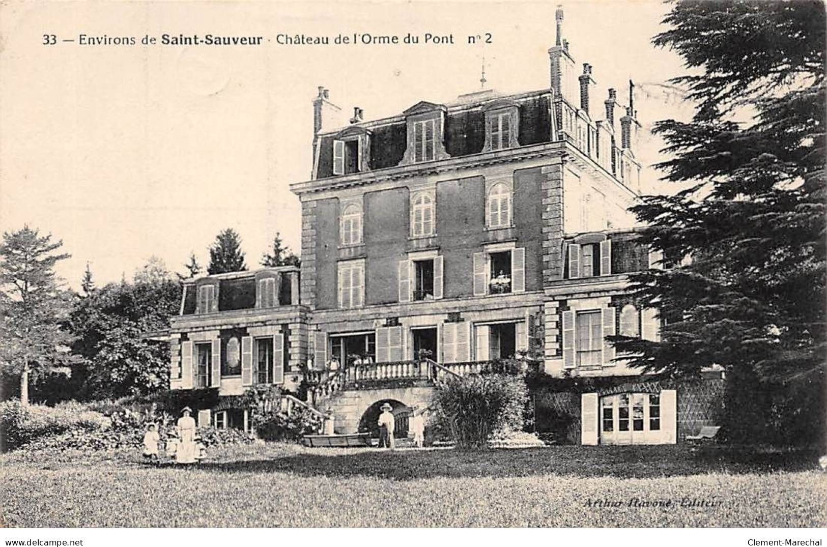 Environs De SAINT SAUVEUR - Château De L'Orme Du Pont - Très Bon état - Other & Unclassified